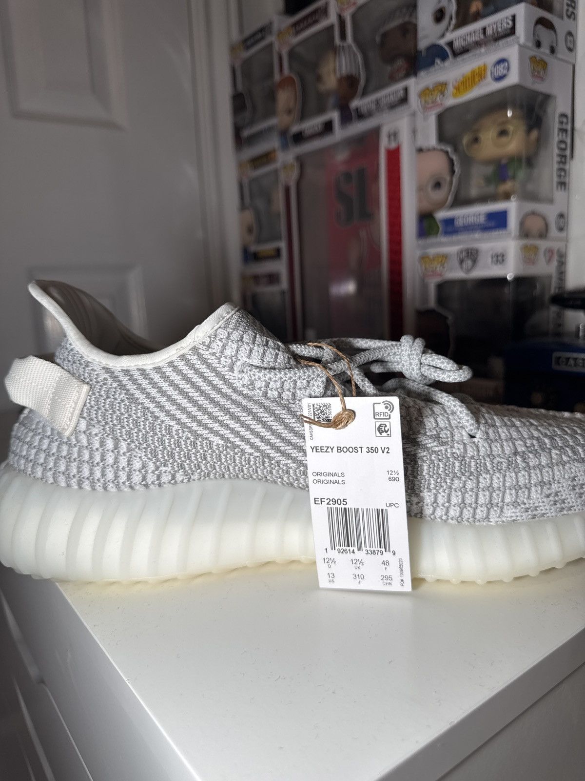 Adidas × Kanye West Yeezy BOOST 350 V2 “Static Size US 12.5 / EU 45-46 - 6 Thumbnail