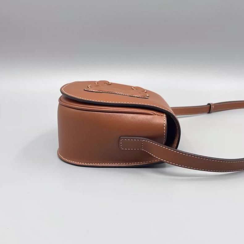 Celine Celine Caramel Embossed Crossbody Bag-2505 Size ONE SIZE - 5 Thumbnail