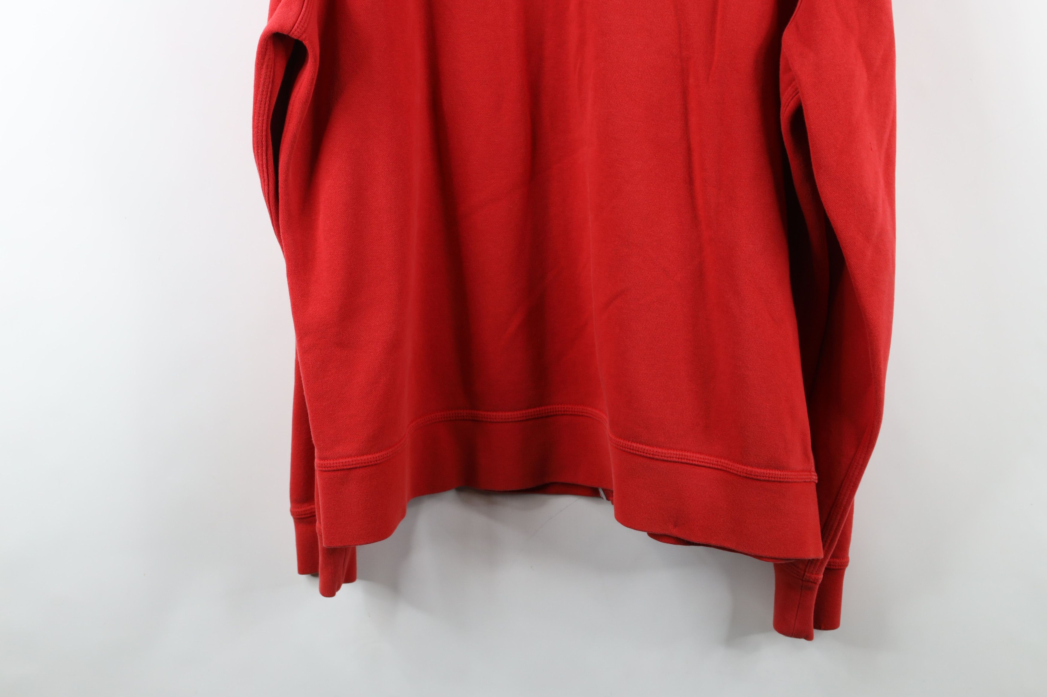 Vintage Y2K Nike Scott Mini Swoosh Full Zip Hoodie Red