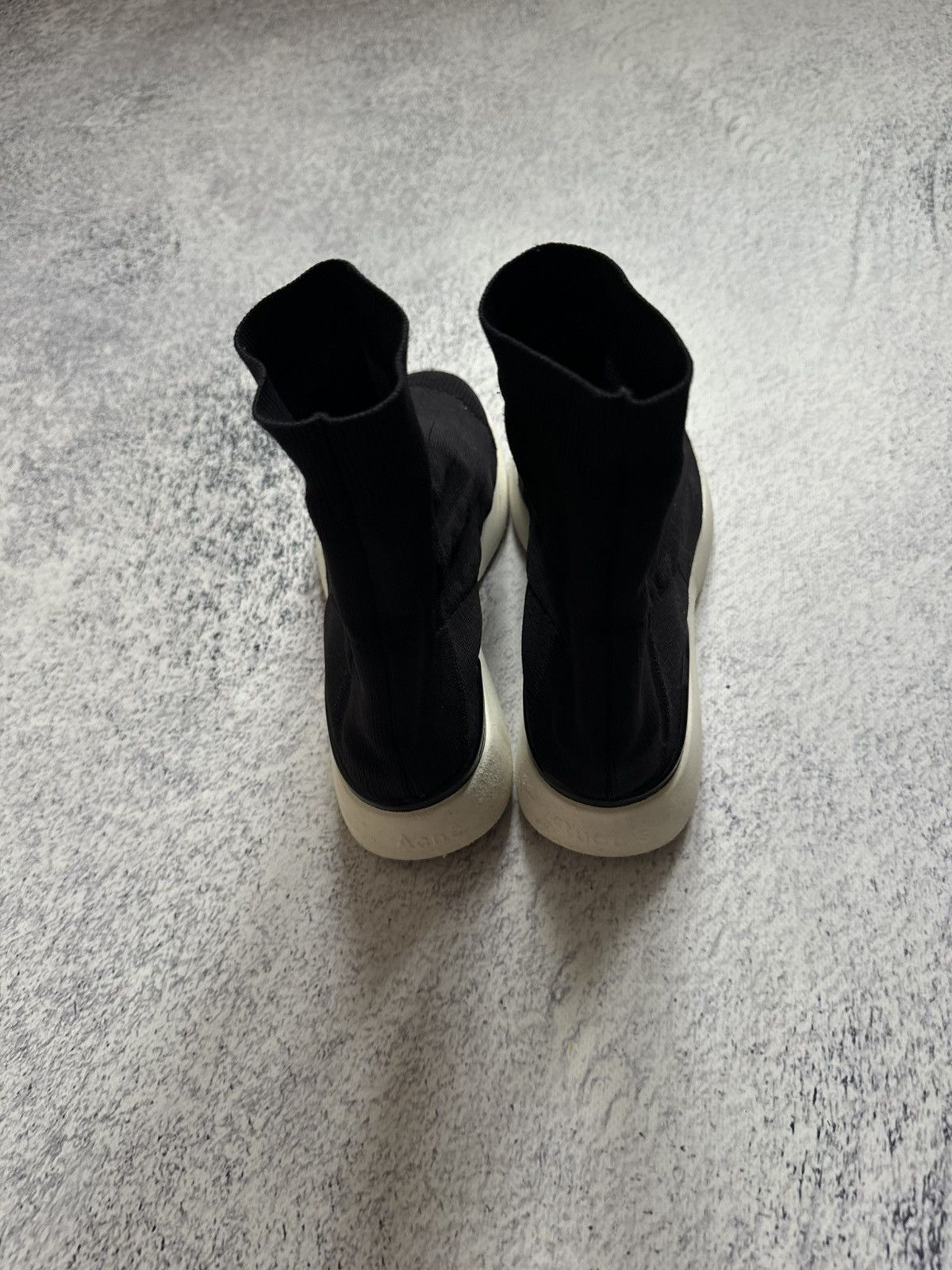 Acne Studios Acne Studios Tristan AS Black/White Sock Sneakers Size 38 Size US 8 / IT 38 - 6 Thumbnail
