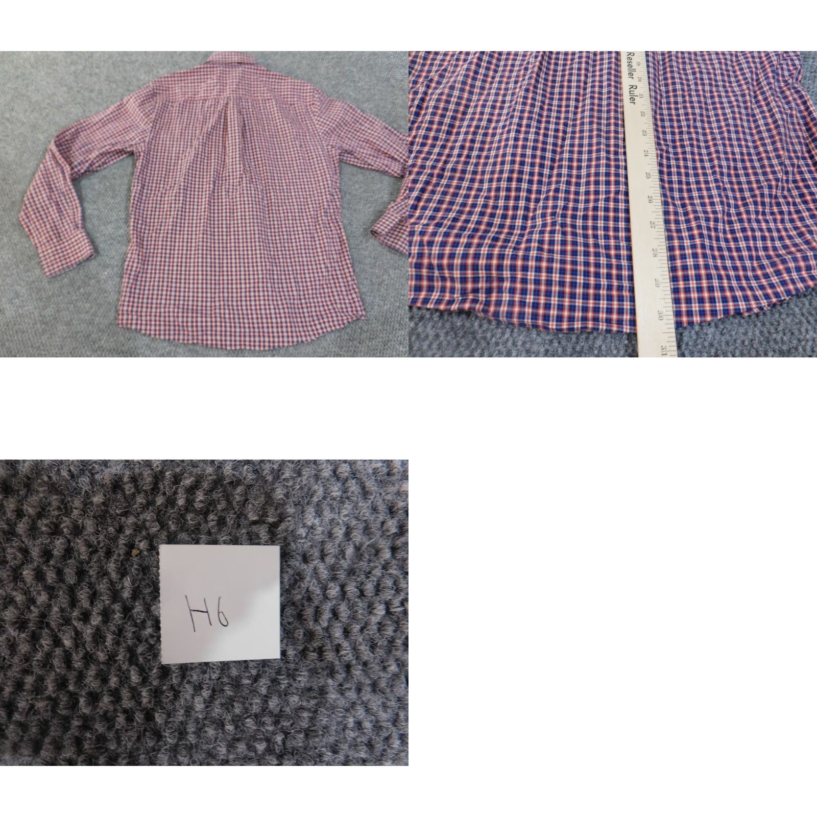 johnnie-O johnnie-O Shirt Medium Red Button Up Mens Logo Cali Casual Surf Plaid Size US M / EU 48-50 / 2 - 8 Thumbnail