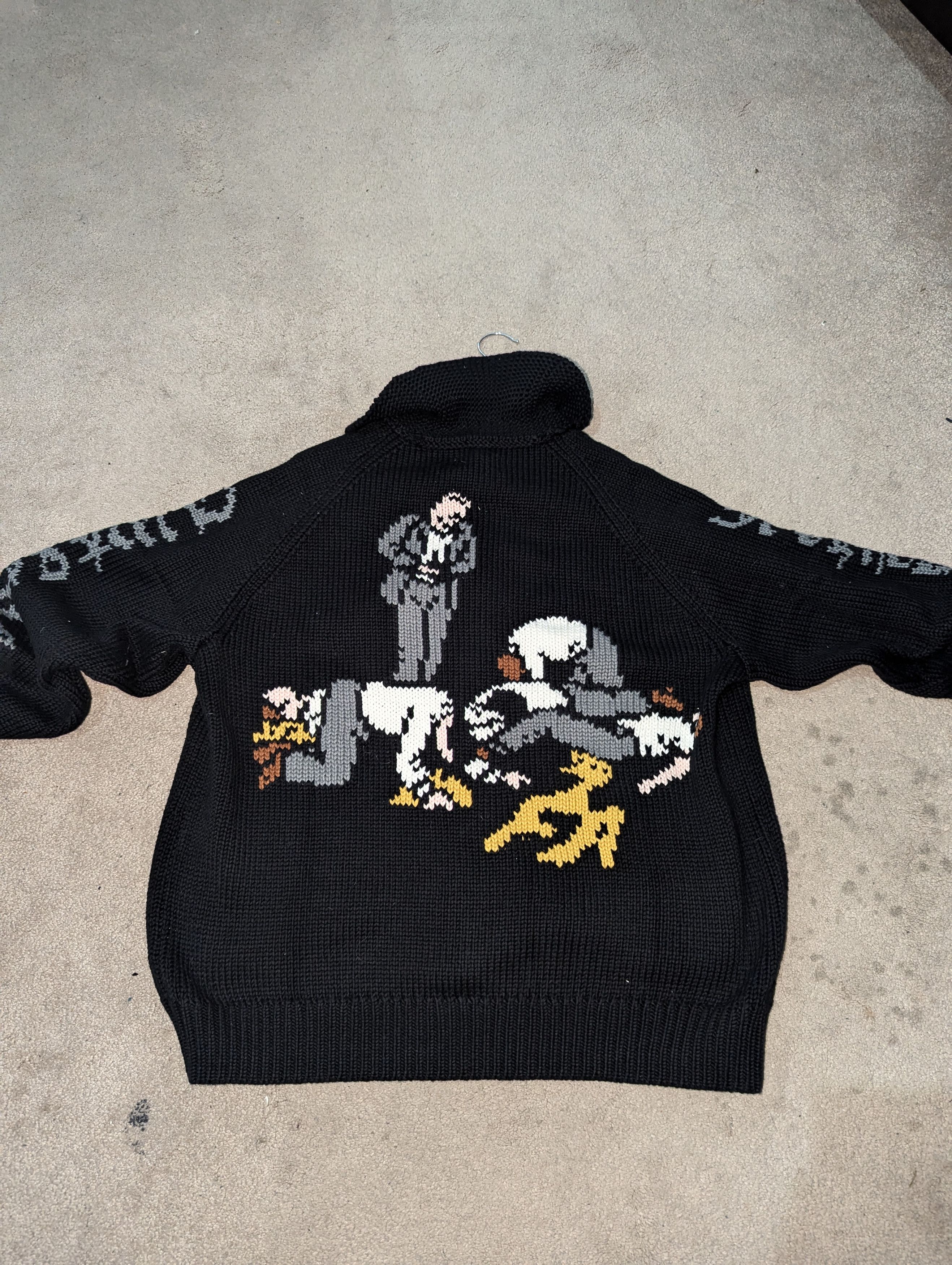 Fucking Awesome 'Cowichan' Heavy Knit Cardigan Size US L / EU 52-54 / 3 - 3 Thumbnail