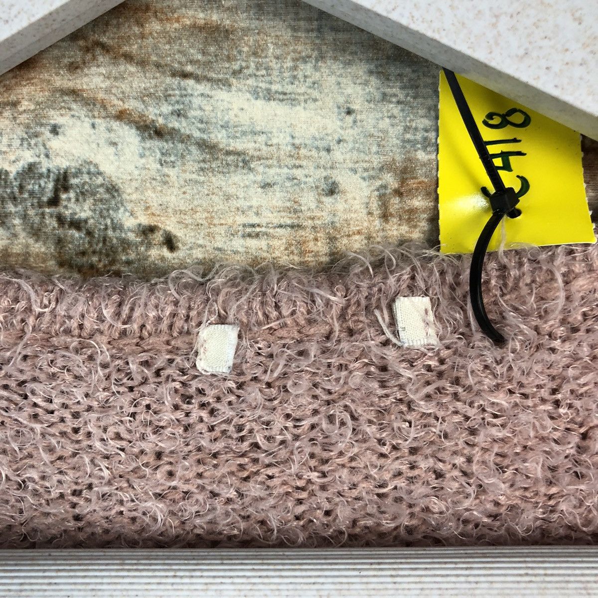 Homespun Knitwear × Japanese Brand DLL Japanese Brand Pink Mohair Knitwear #C418 Size M / US 6-8 / IT 42-44 - 10 Thumbnail