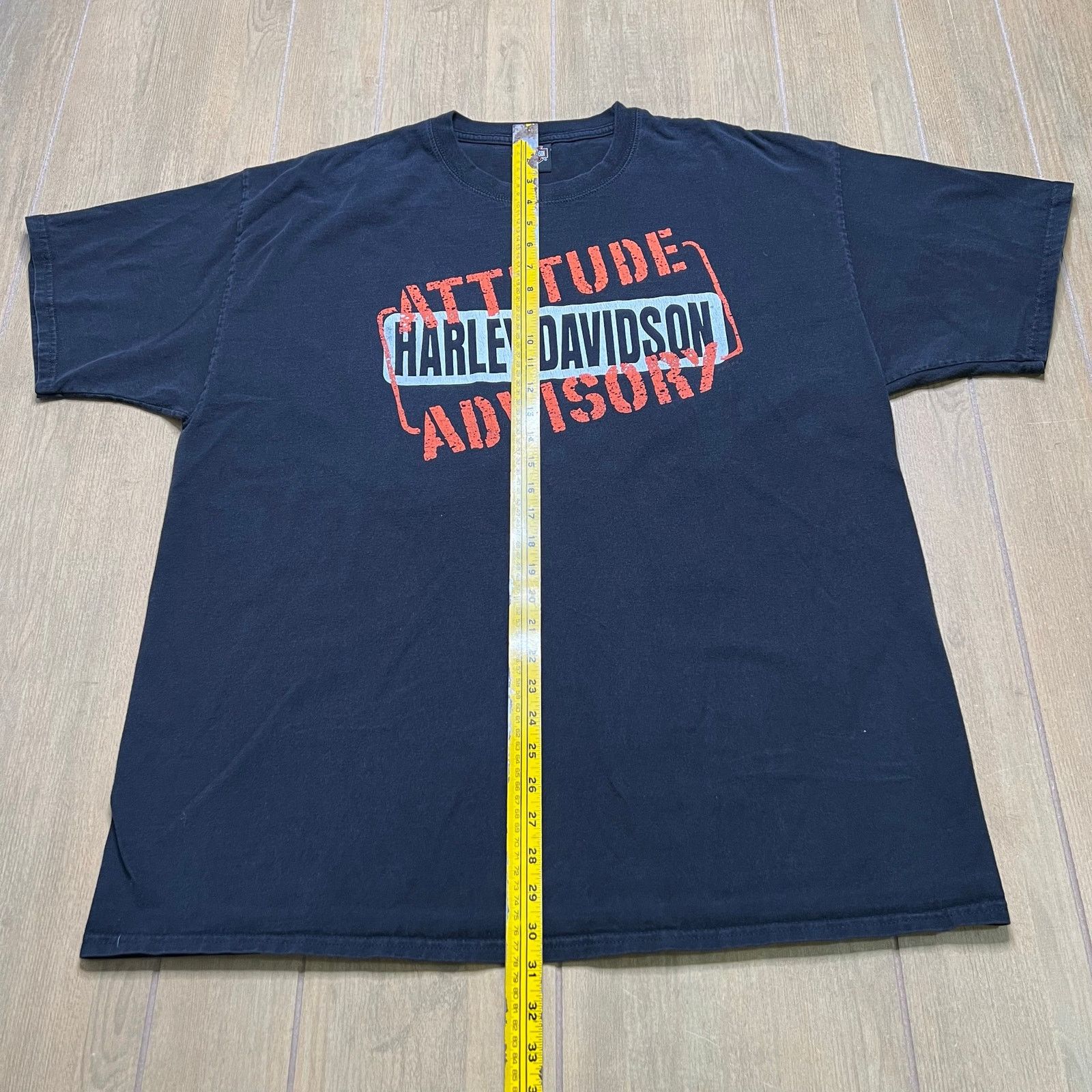 Harley Davidson Vintage Harley Davidson Attitude Advisory T Shirt Mens 2XL Size US XXL / EU 58 / 5 - 6 Thumbnail