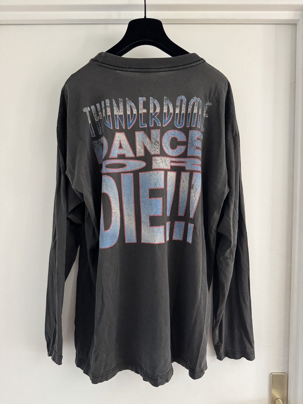 Thunderdome *RARE* VINTAGE 90s GABBER RAVE TECHNO THUNDERDOME DANCE DIE Size US XL / EU 56 / 4 - 1 Thumbnail