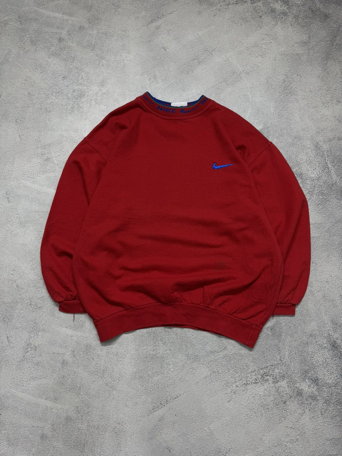Nike Vintage Y2K Nike Mini Swoosh Sweatshirt 00’s Size XL / US 12-14 / IT 48-50 - 4 Thumbnail