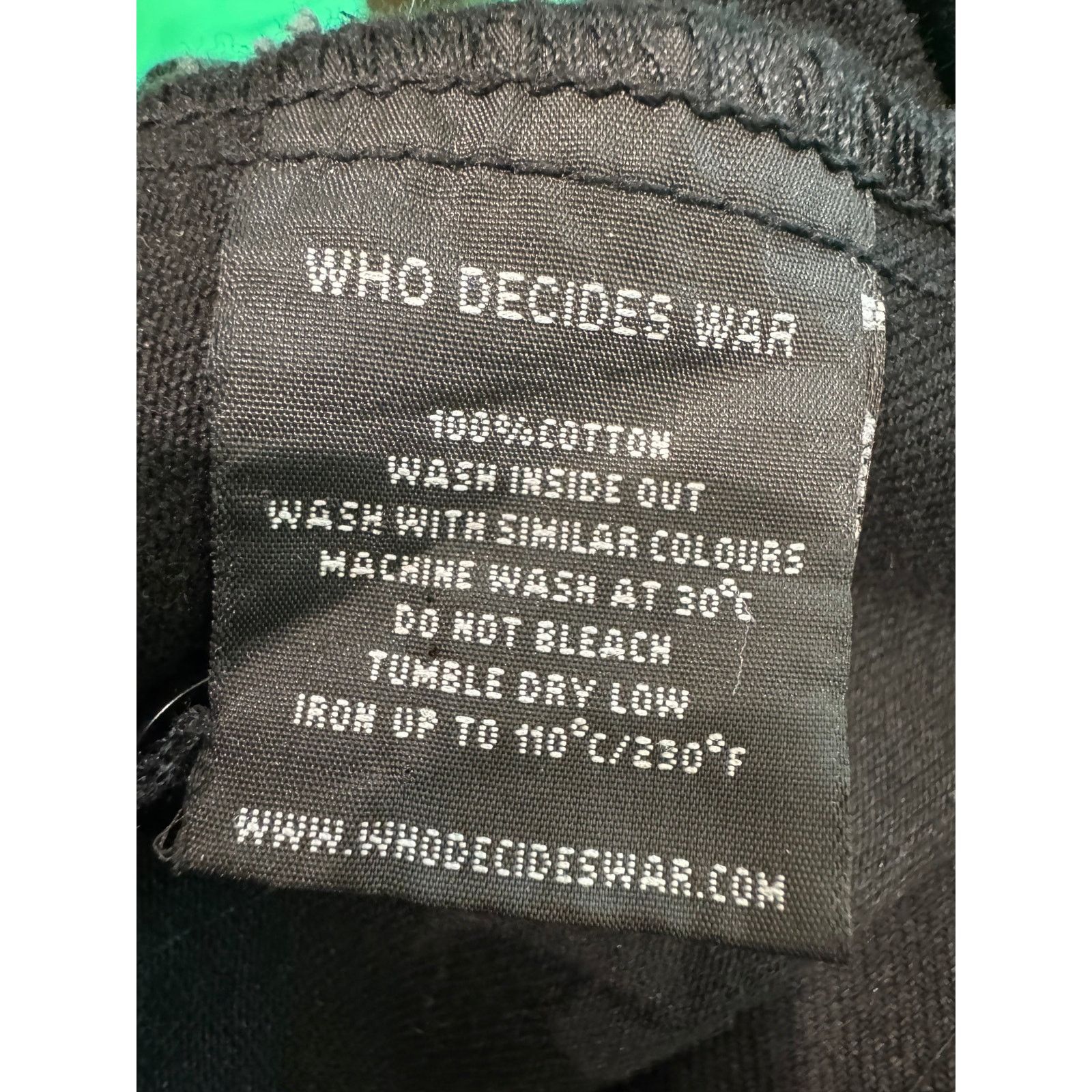 Who Decides War WDW Black Windows Black Jean Jacket Size US S / EU 44-46 / 1 - 6 Thumbnail