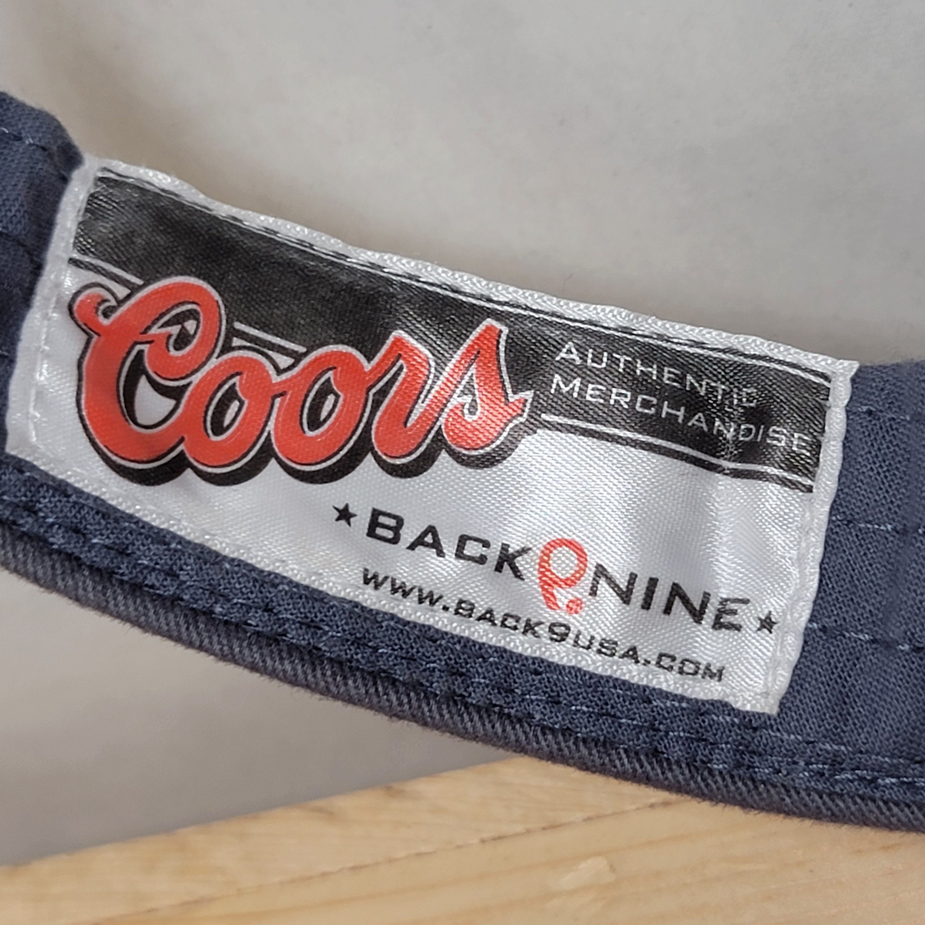 Other Coors Light Grey Adjustable Visor Size ONE SIZE - 7 Thumbnail
