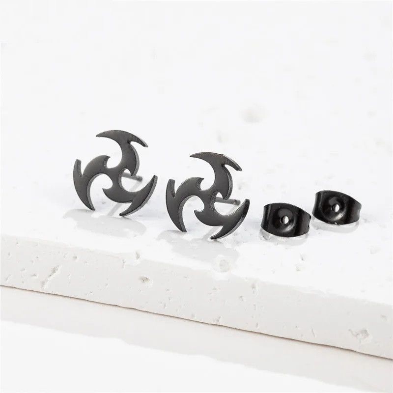 Jewelry Spiral Dart Mini Stud Earrings Charm Earring Gift Size ONE SIZE - 1 Preview