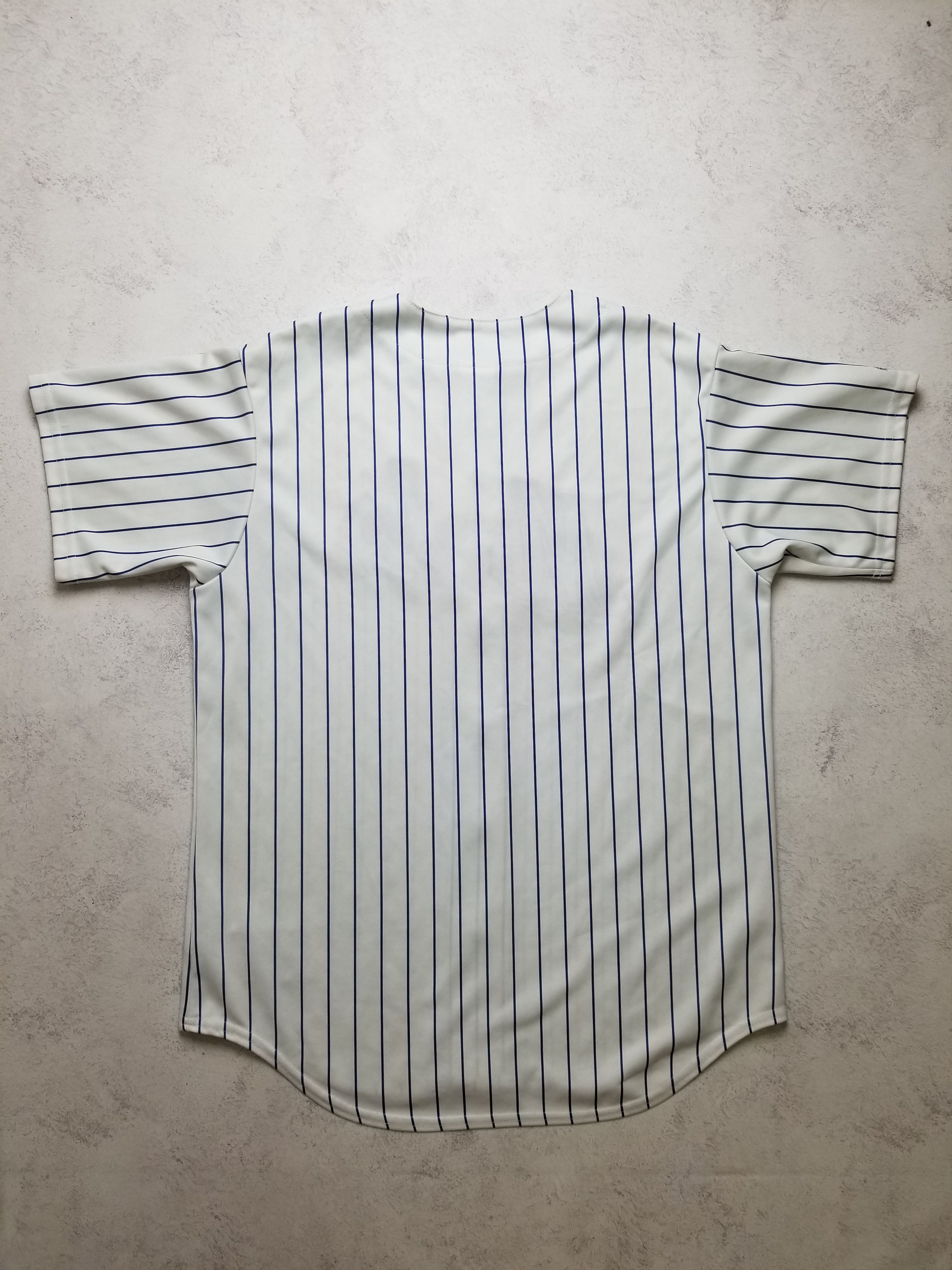 Majestic VTG New York Mets Majestic Pinstripe Stitched Jersey Size US L / EU 52-54 / 3 - 2 Thumbnail