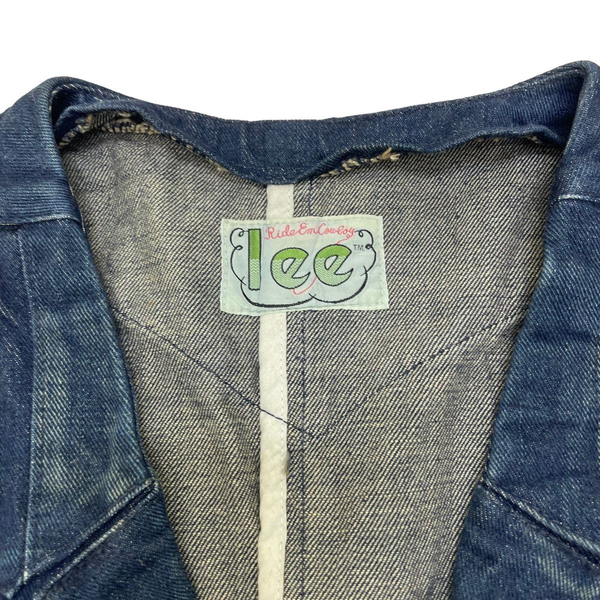Indigo 💥Japanese Brand Lee Indigo Vest Jacket Size S / US 4 / IT 40 - 3 Thumbnail