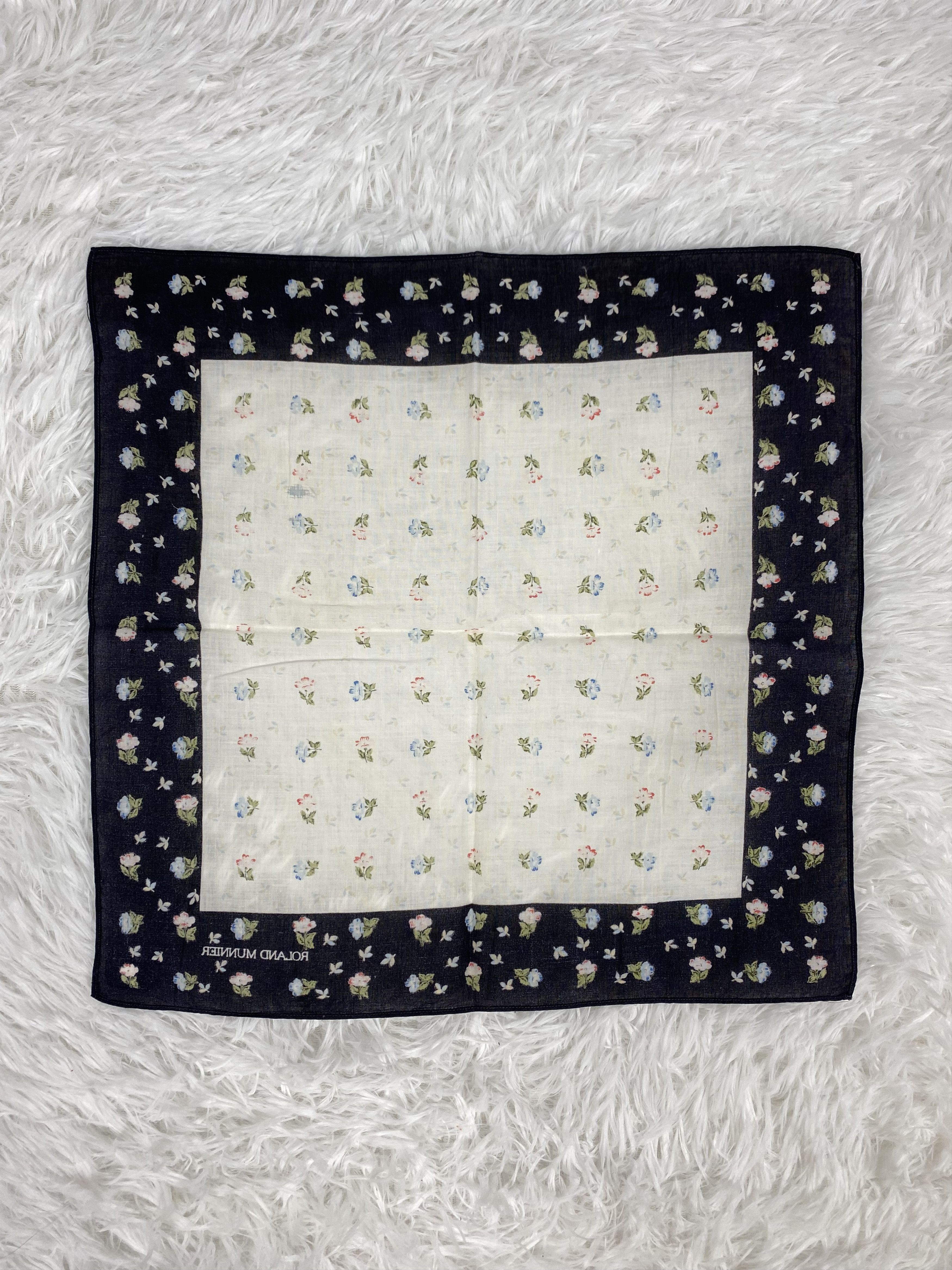 Japanese Brand × Vintage Vintage Roland Munnier Handkerchief Neckerchief PH0940 Size ONE SIZE - 4 Thumbnail
