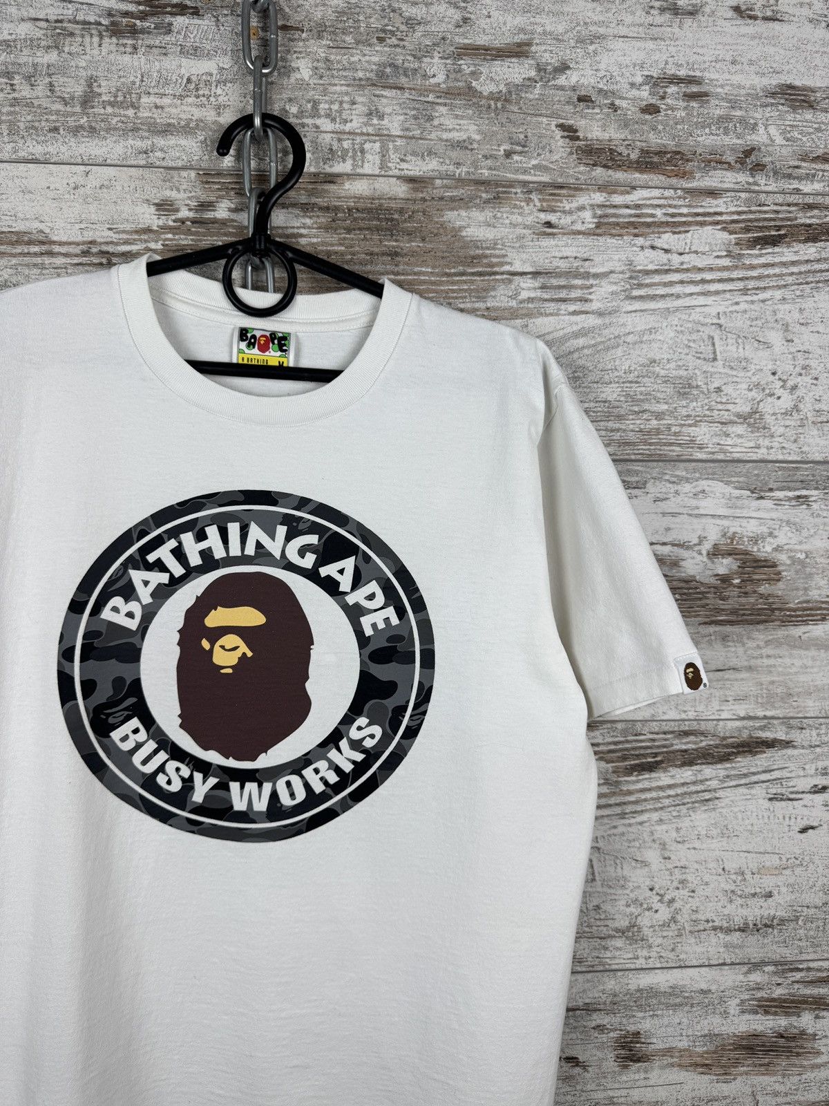 Bape Mens Vintage A Bathing Ape Bape busy works T-Shirt tee japan Size US M / EU 48-50 / 2 - 3 Thumbnail