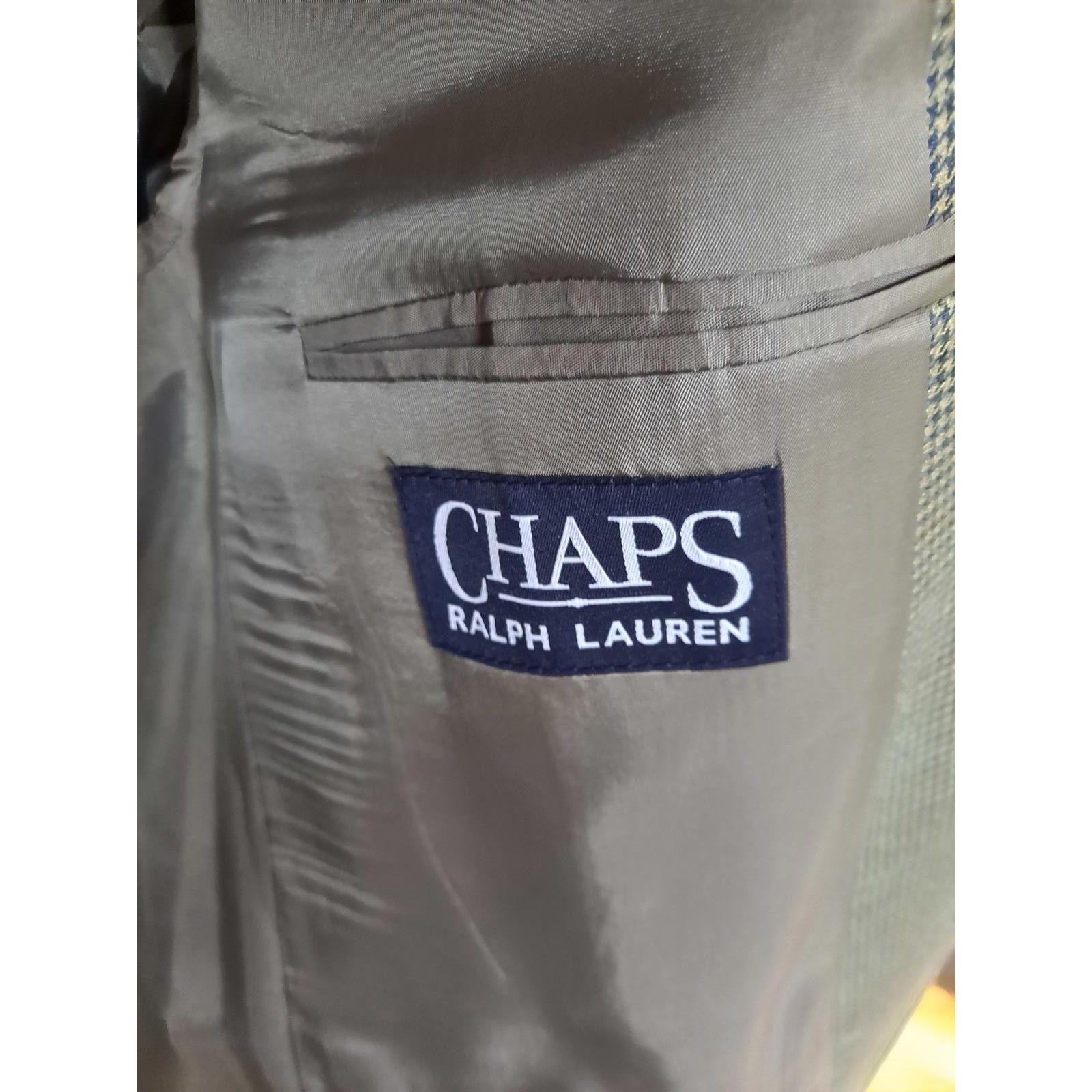 Chaps Chaps by Ralph Lauren Tan Suit Jacket Size 46L Size 46R - 4 Thumbnail