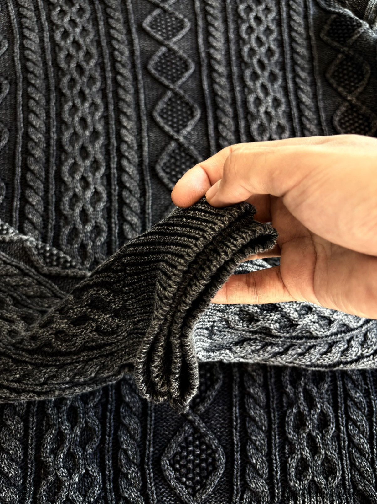 The Duffer of St.George Vintage The Duffer of St. George indigo-dyed knit sweater Size US XL / EU 56 / 4 - 9 Thumbnail