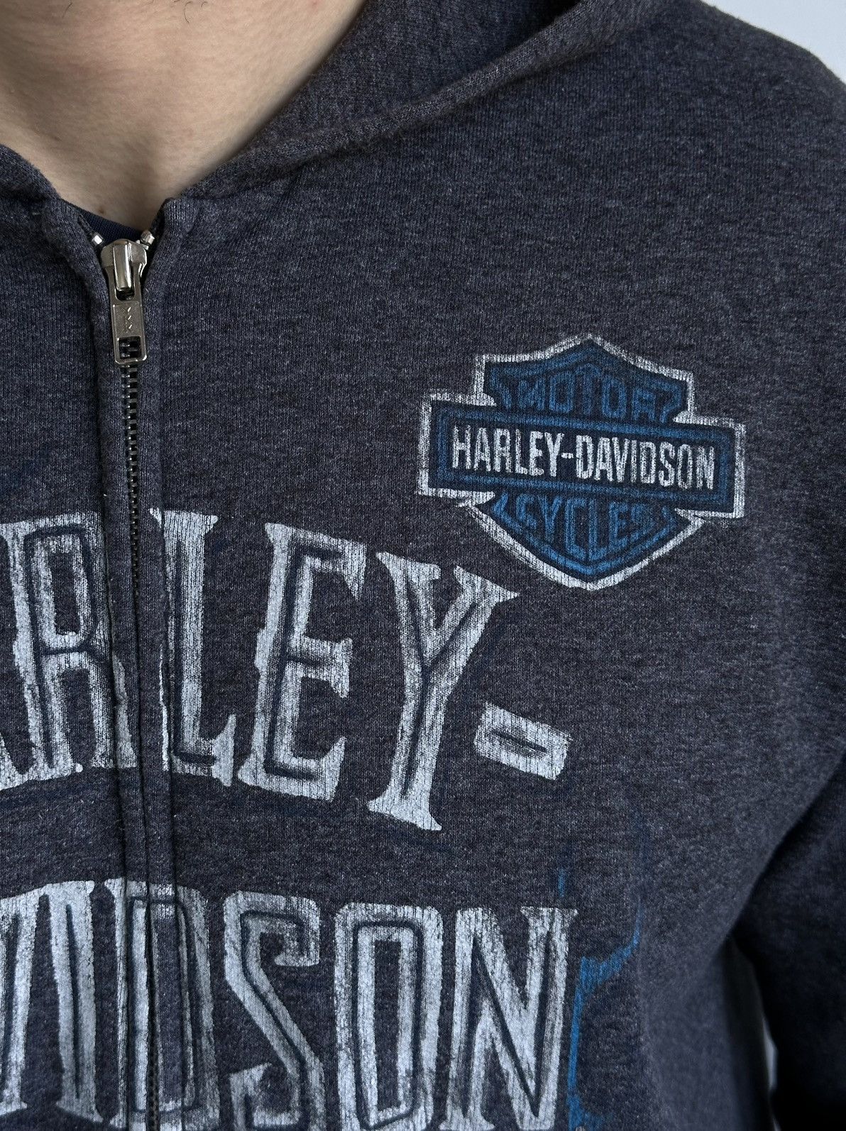 Harley Davidson Vtg 2012 Harley Davidson Orlando Florida Eagle Zip Hoodie L Size US L / EU 52-54 / 3 - 3 Thumbnail