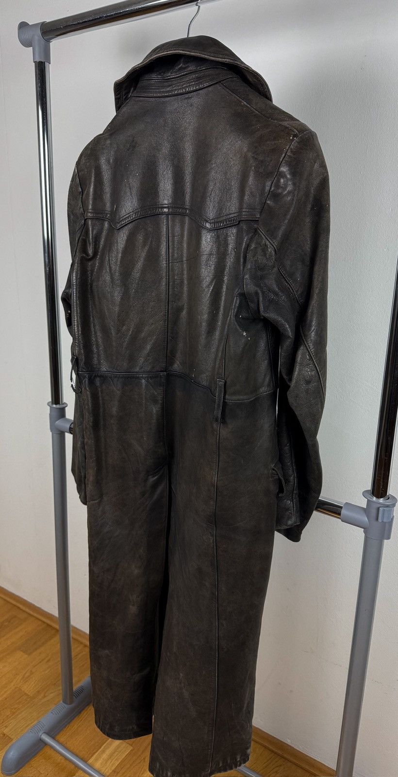 Vintage Vintage 1950s European Leather Trenchcoat Size US L / EU 52-54 / 3 - 10 Thumbnail
