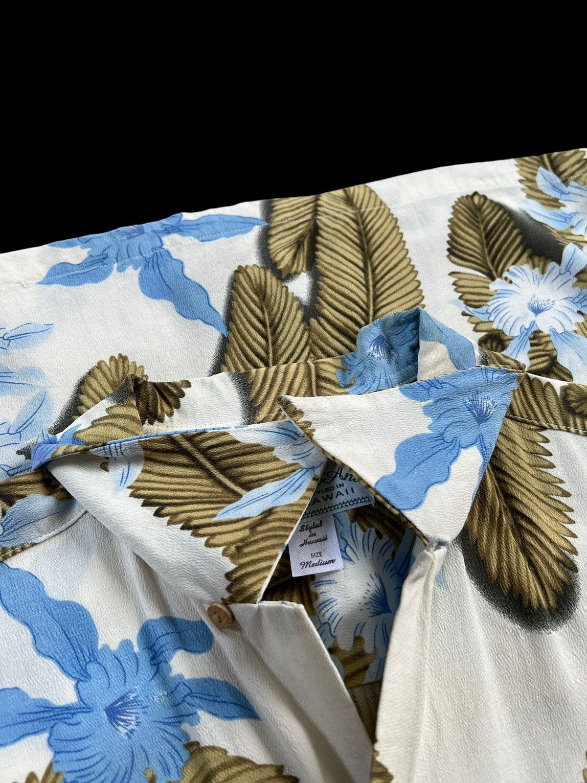 Vintage Vintage 90s Ani Ani 🇯🇵 Open Collar Rayon Hawaiian Shirt Size US S / EU 44-46 / 1 - 12 Thumbnail