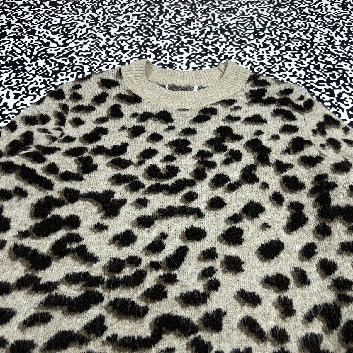 Japanese Brand Vintage Y2K Japanese Leopard Style Boxy Sweater 90s Size M / US 6-8 / IT 42-44 - 7 Thumbnail