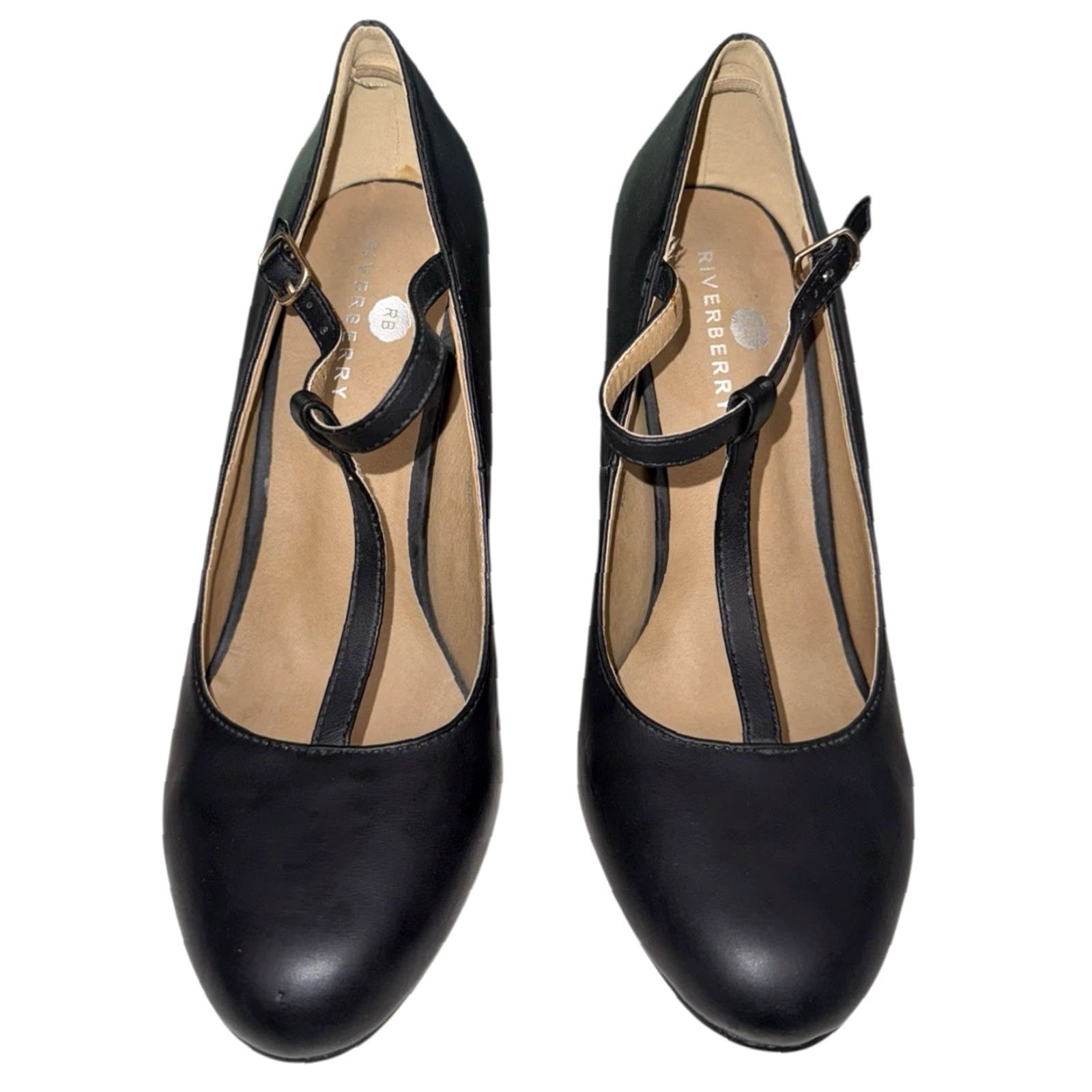 Vintage Riverberry Black Womens Pumps Stiletto Heels Size 8.5 Pump Womens Black 8.5 Riverberry Size US 9 / IT 39 - 4 Thumbnail