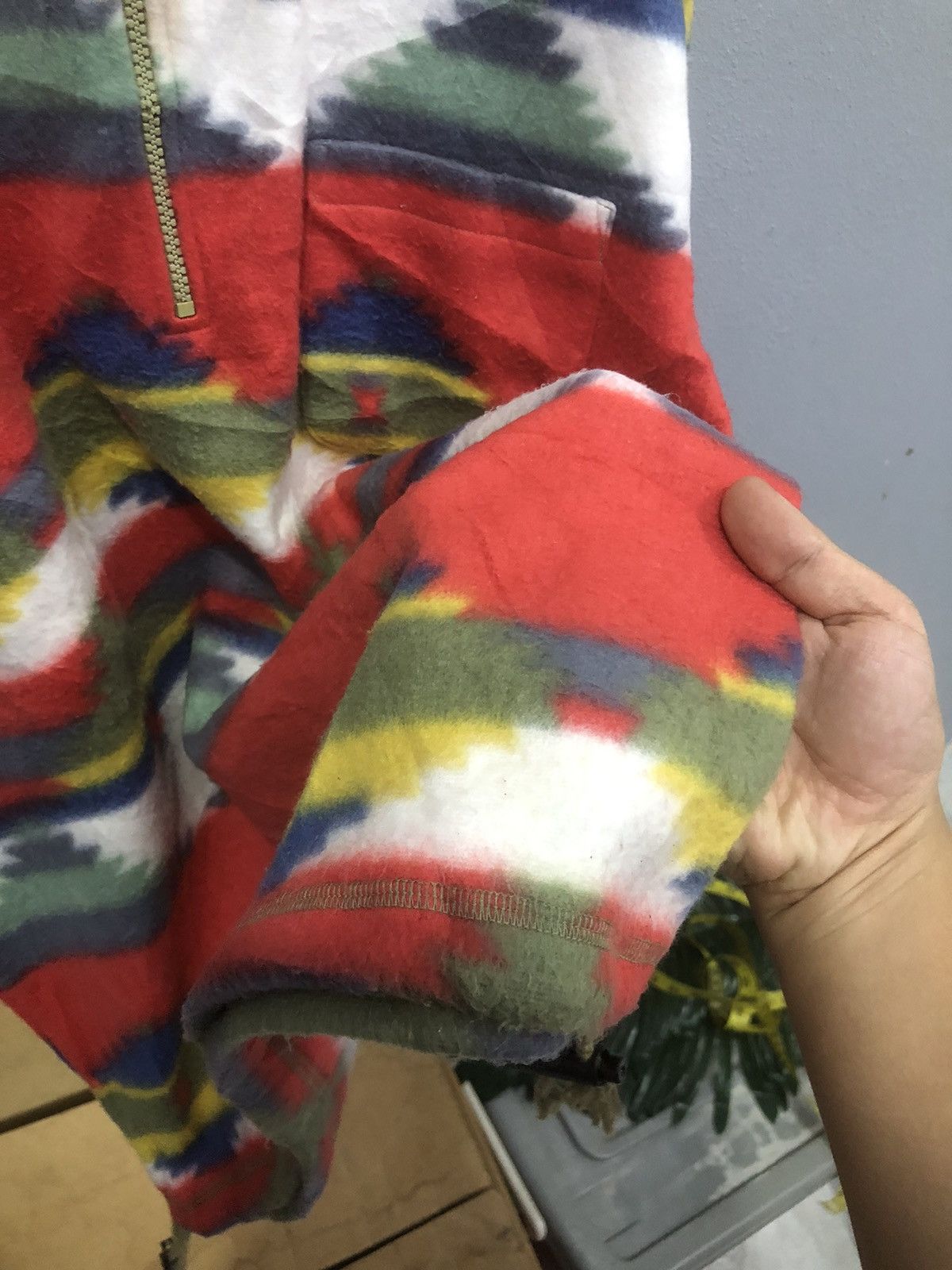 Japanese Brand × Vintage Sante reins navajo fleece sweatshirt Size US XL / EU 56 / 4 - 5 Thumbnail