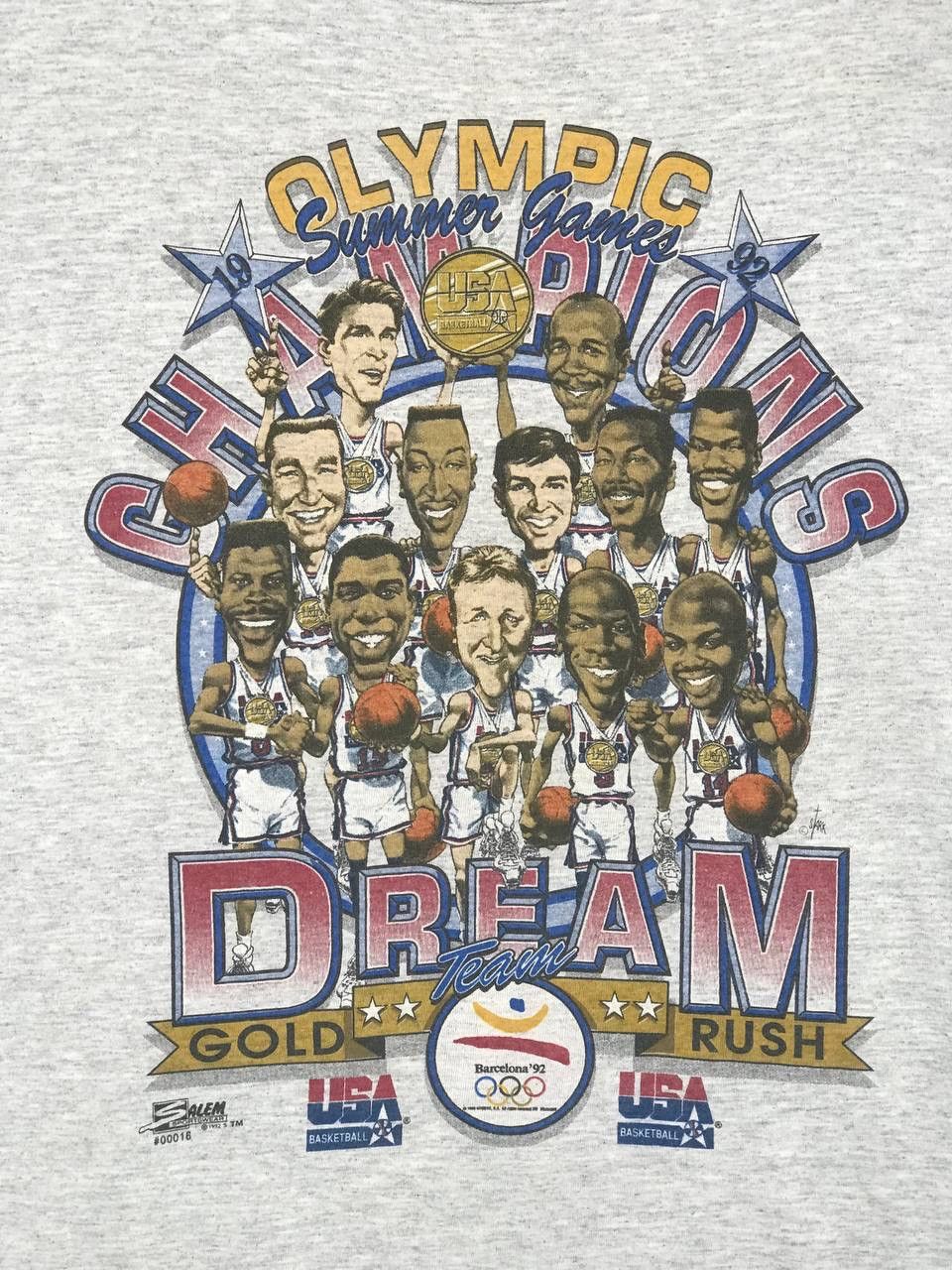 NBA × Vintage Vintage rare Basketball Dream team 1992 Olympic Barcelona Size US L / EU 52-54 / 3 - 3 Thumbnail