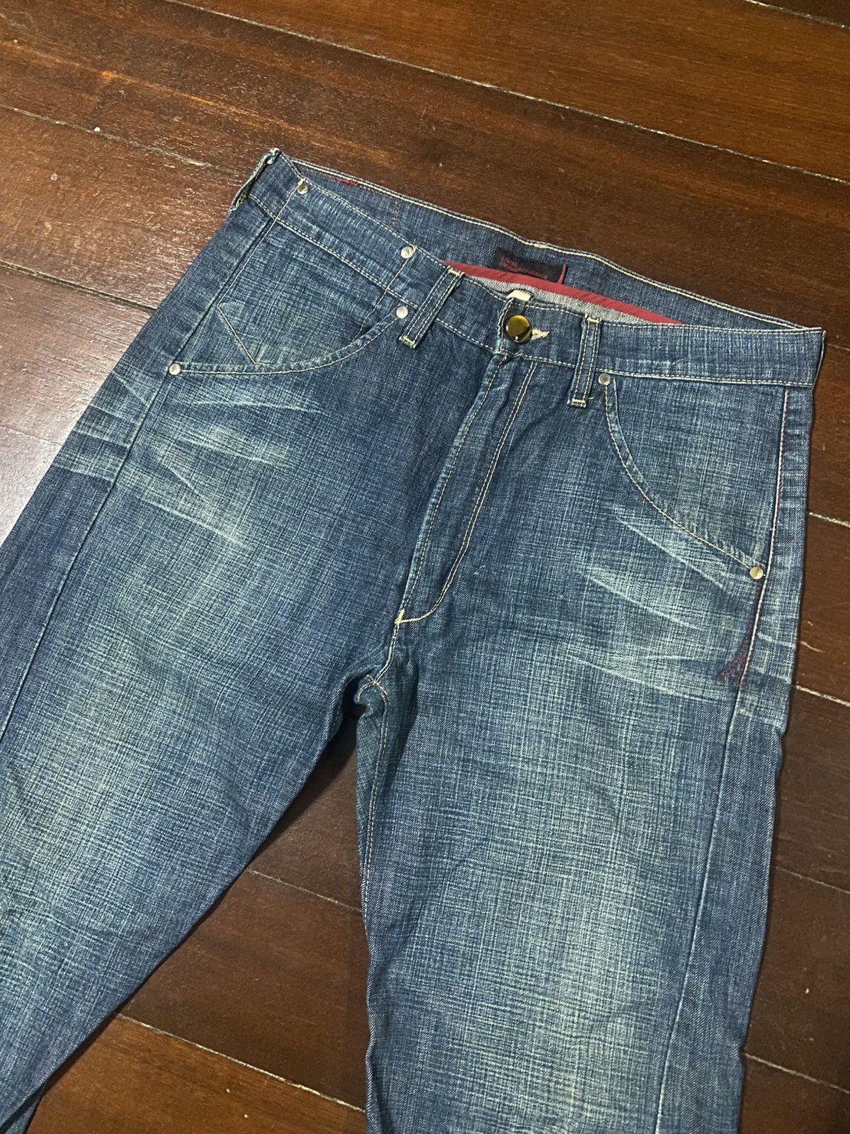 Levi's Vintage Levi’s engineer jeans red tab baggy wide led Size US 34 / EU 50 - 6 Thumbnail