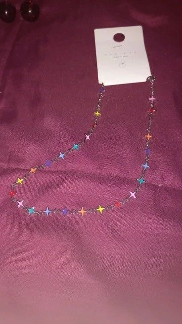 Jewelry Multicolor Star Chain Necklace Size ONE SIZE - 6 Thumbnail