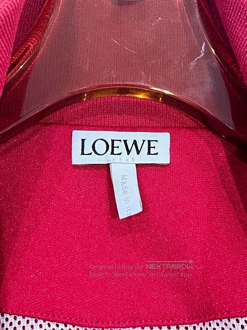 Loewe Loewe Color Block Logo Embroidered Ribbed Knit Sports Jack Size XS / US 0-2 / IT 36-38 - 3 Thumbnail