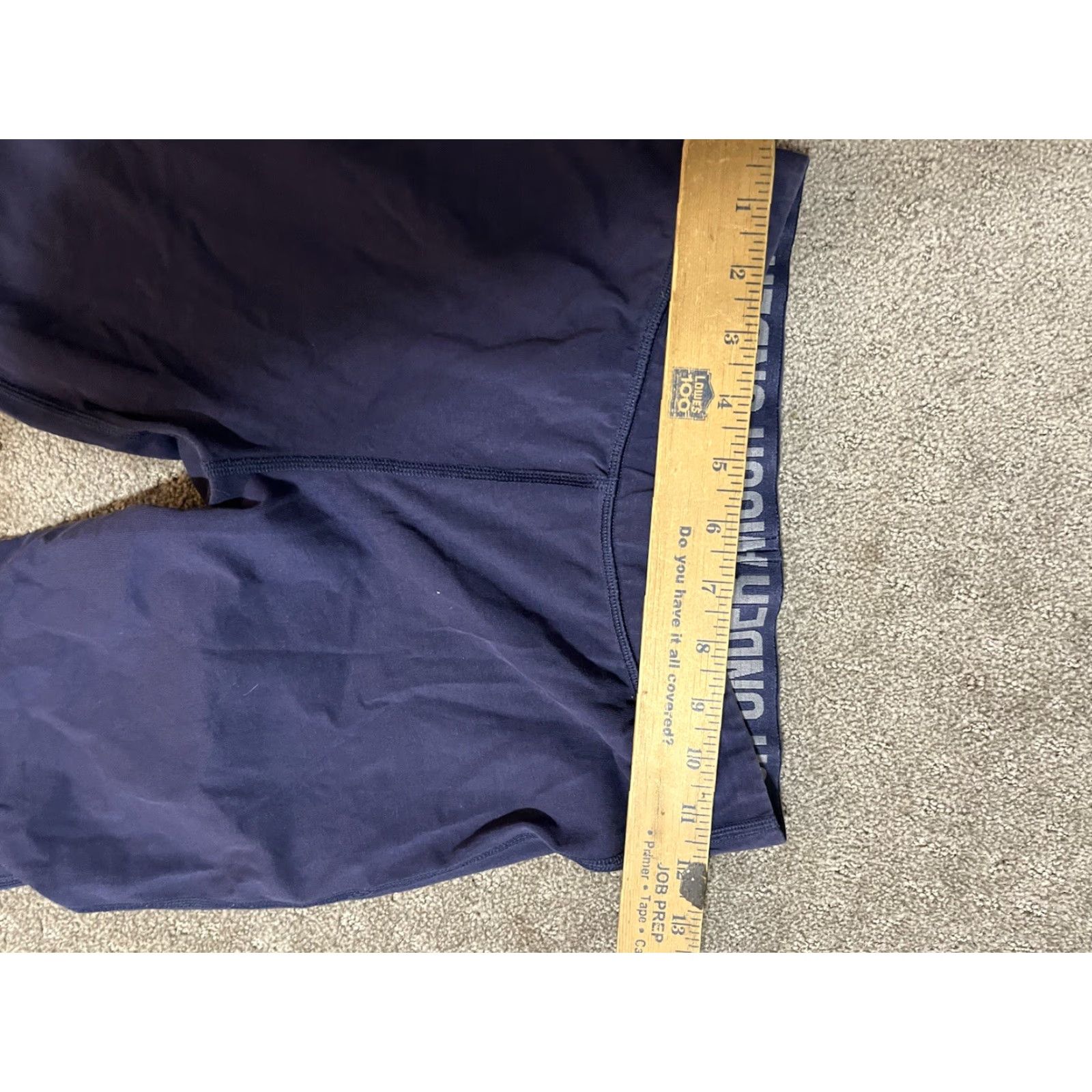 Under Armour Under Armour Women's Activewear Leggings Size S Blue 1265417 Fitted Mid Rise Cotton Blend Size 36" / US 14 / IT 50 - 6 Thumbnail