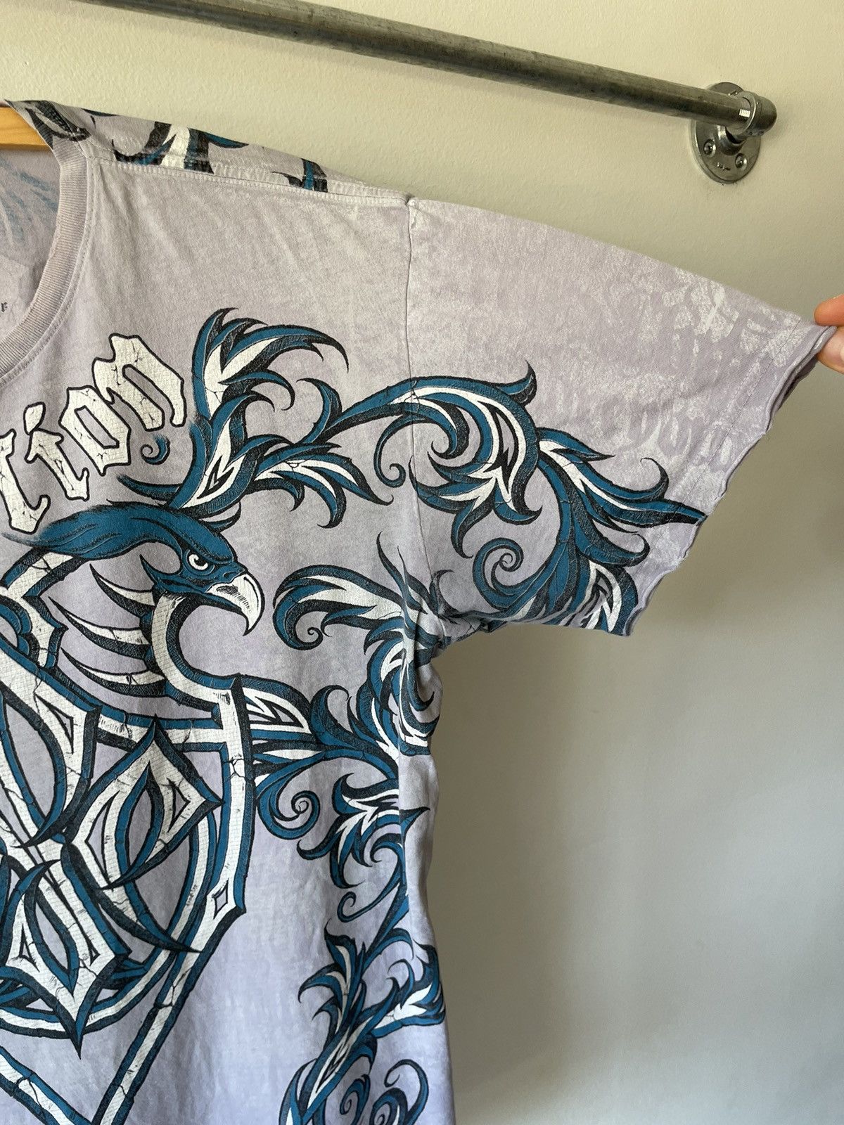 Affliction Vintage Y2K Affliction Bird Design tee Size US L / EU 52-54 / 3 - 6 Thumbnail