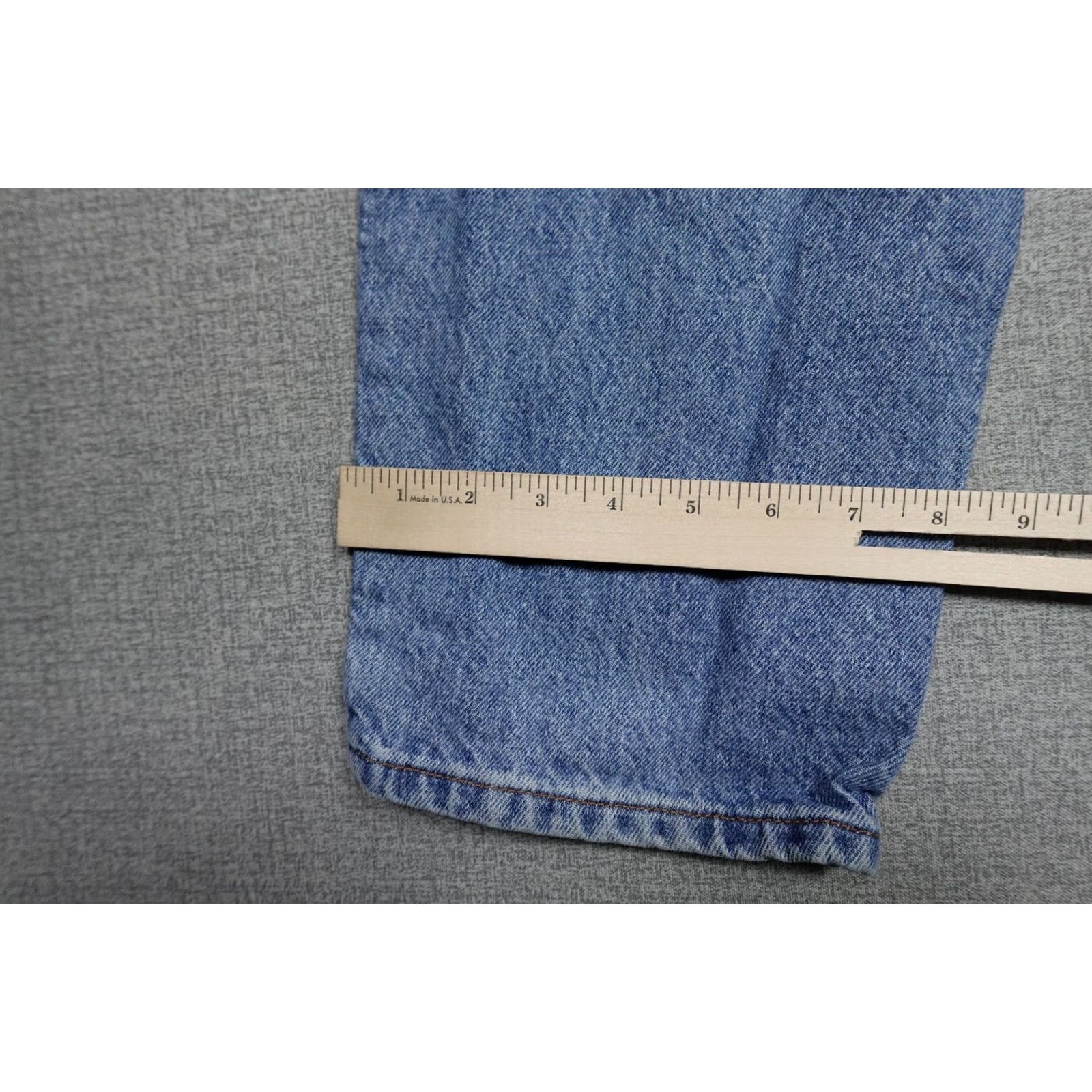Levi's Levi's 550 Jeans Mens 38x32 Blue Relaxed Fit Light Wash Straight Denim Jeans Mens Size US 38 / EU 54 - 6 Thumbnail