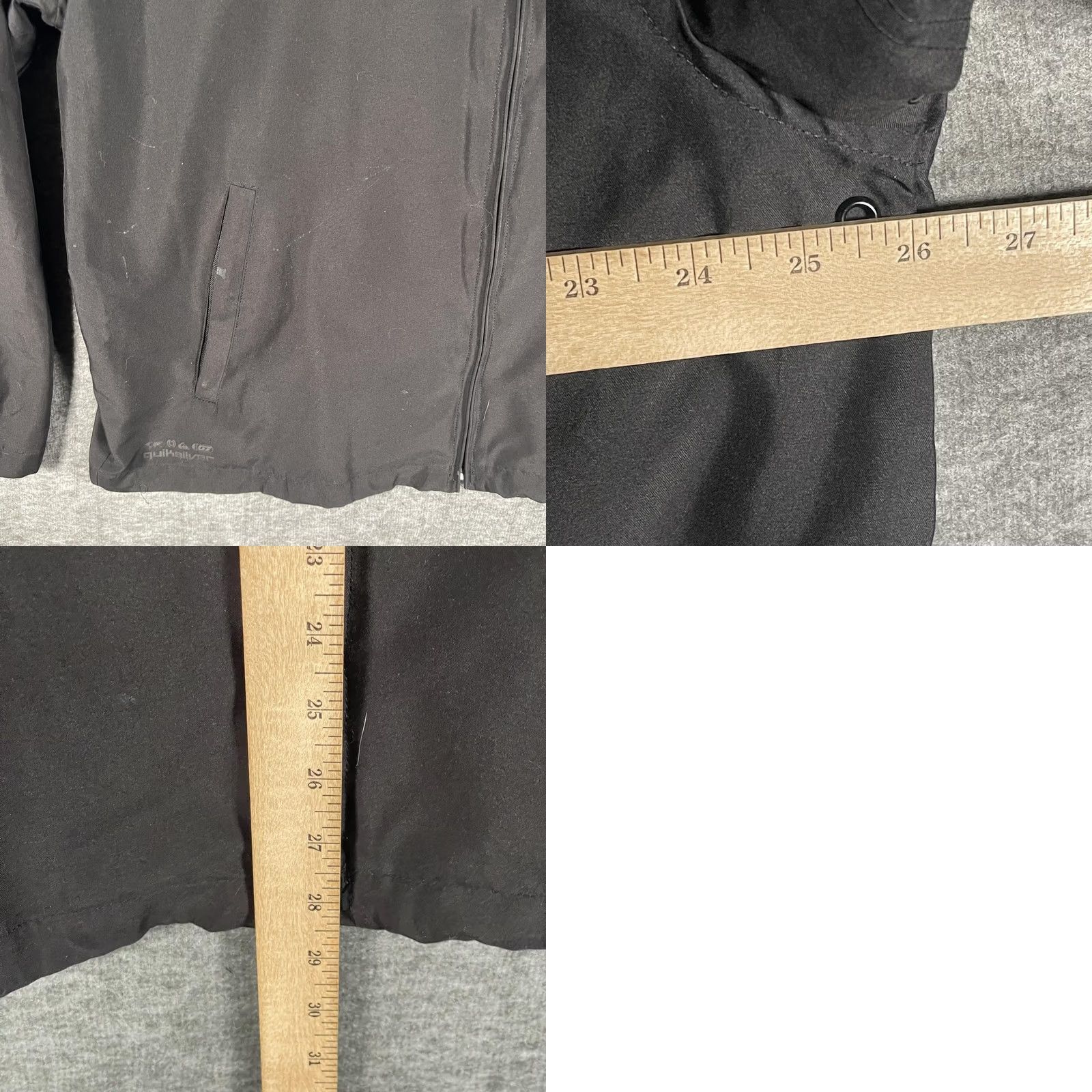 Quiksilver VINTAGE Quiksilver Jacket Mens XL Black Full Zip Lightweight Windbreaker Surf Casual Mens XL Black Full Zip Windbreaker Jacket Size US XXL / EU 58 / 5 - 8 Thumbnail