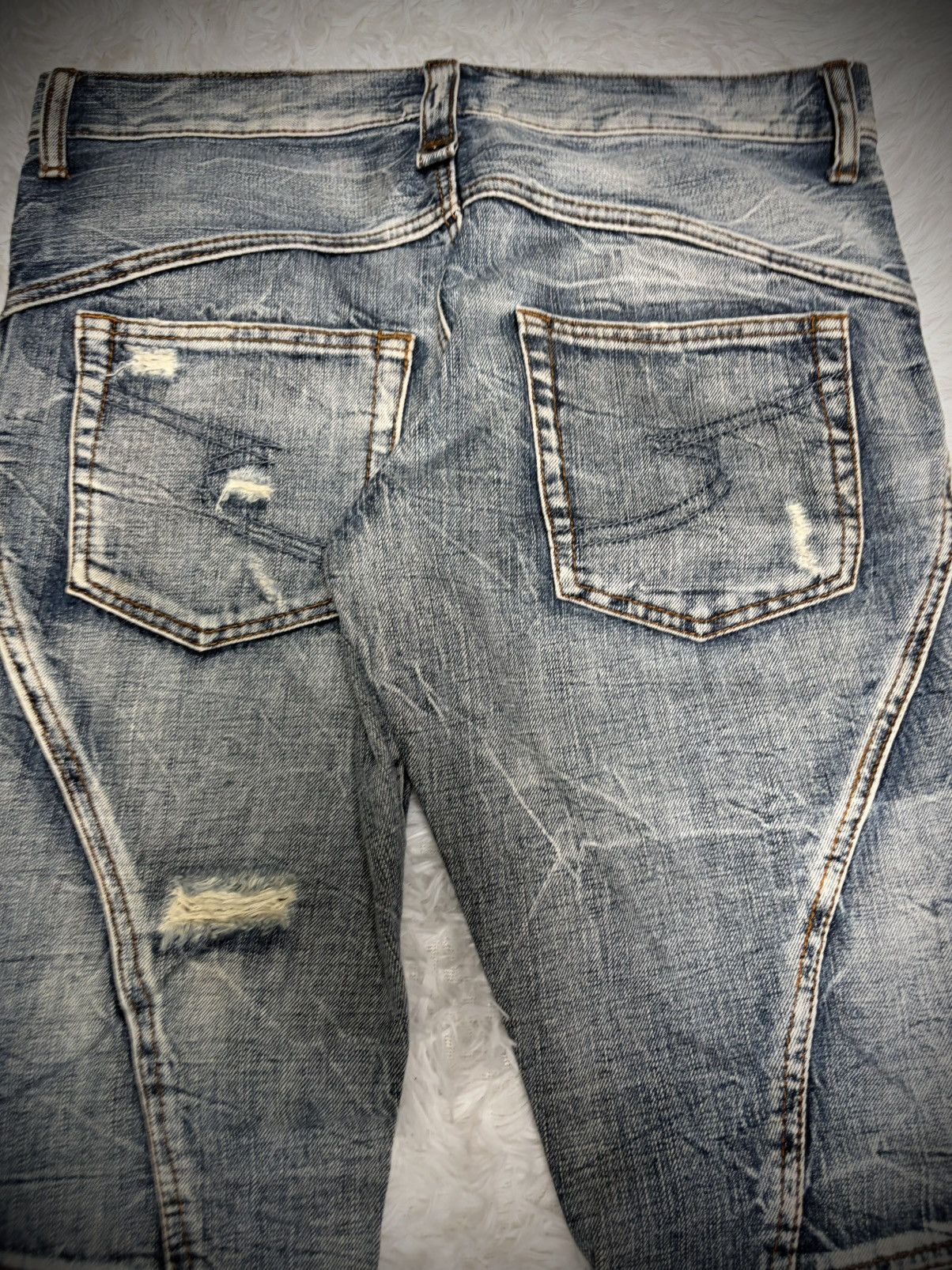 If Six Was Nine Semantic Design spiral flared jeans tornado mart style Size US 32 / EU 48 - 7 Thumbnail