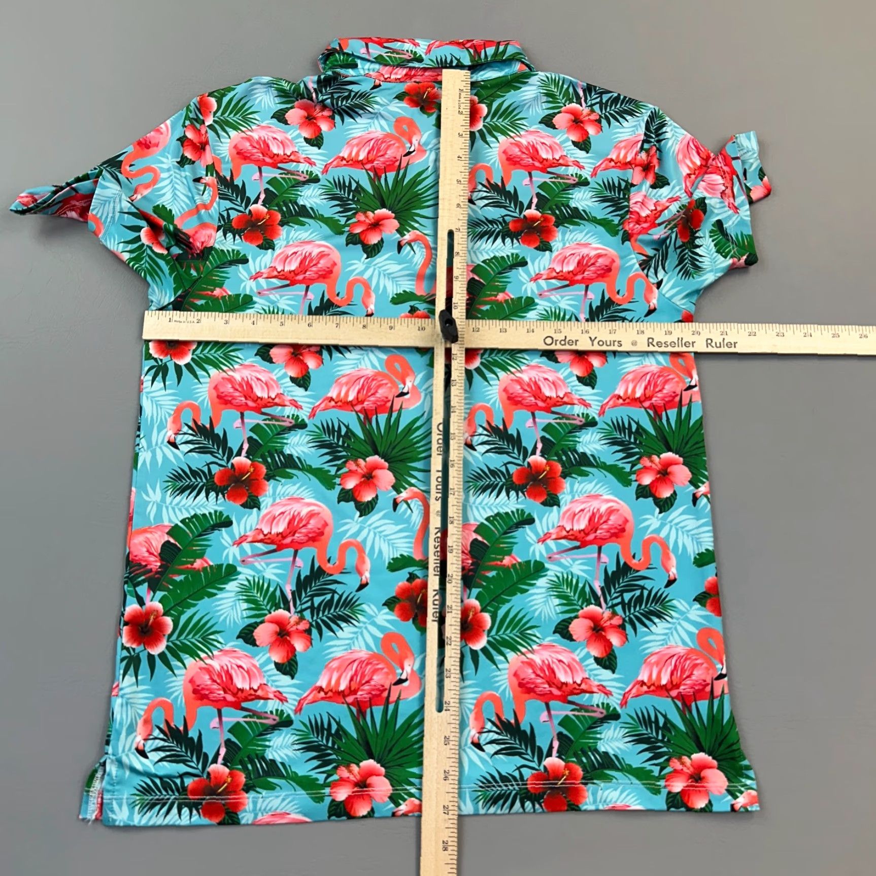 Vintage Yatta Golf Polo Shirt Mens Small Floral Flamingo Print Performance Golf Casual Size US S / EU 44-46 / 1 - 7 Thumbnail
