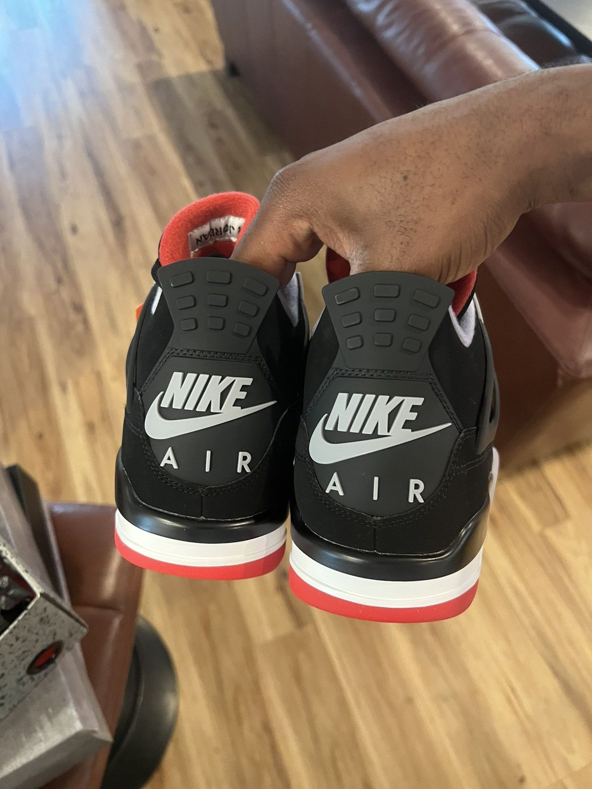 Jordan Brand Air Jordan 4 Bred 2019 Size US 10.5 / EU 43-44 - 4 Thumbnail