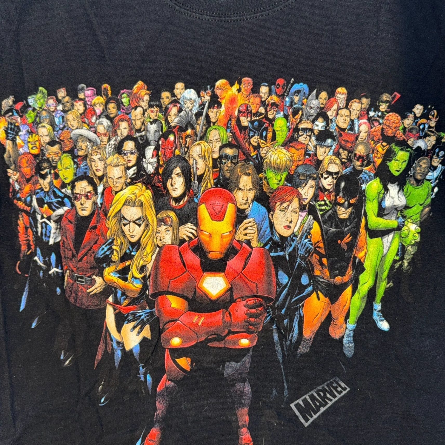 Mad Engine VINTAGE Mad Engine Iron Man T-Shirt Shirt Mens 90s Y2K Small Black Logo Crew Neck Short Sleeve Cotton Jersey Graphic Print Regular Fit Size US S / EU 44-46 / 1 - 2 Thumbnail
