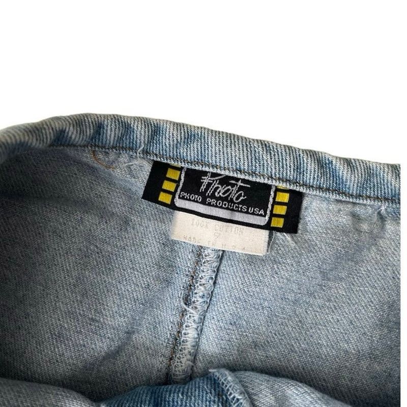 Vintage Y2k 90s Vintage Denim front button A-line skirt Women's 9 Size 28" / US 6 / IT 42 - 4 Thumbnail