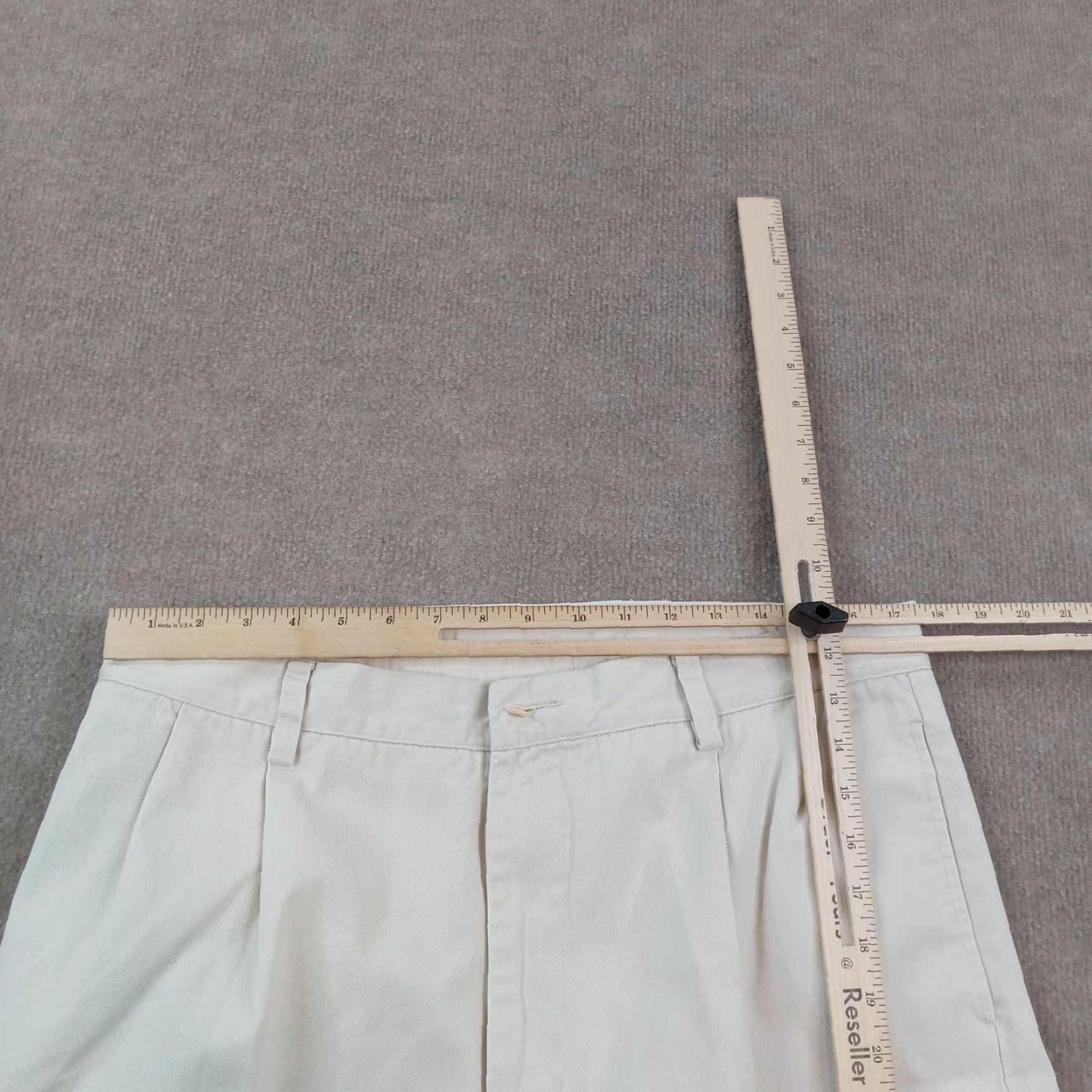 Nautica Nautica Mens Chino Pants Extra Large 36x30 Beige Pleated Casual Size US 36 / EU 52 - 4 Thumbnail