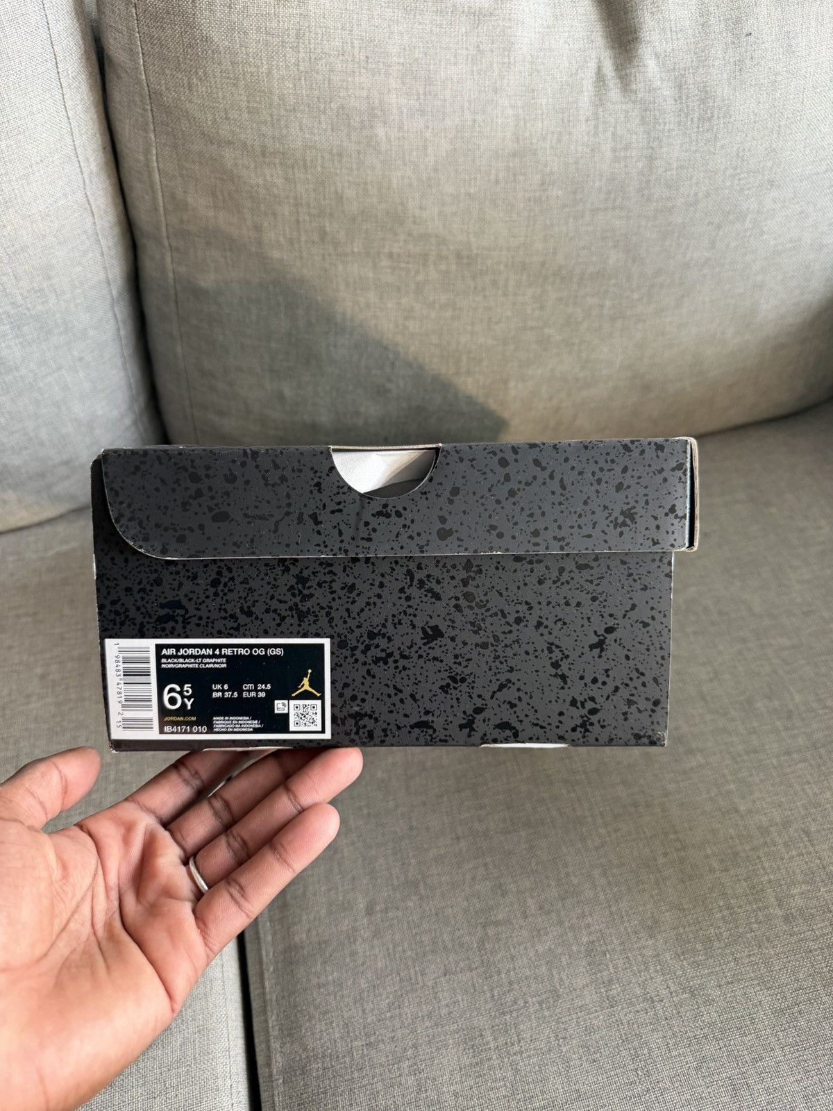 Jordan Brand Jordan retro 4 black cat Size US 6.5 / EU 39-40 - 12 Thumbnail
