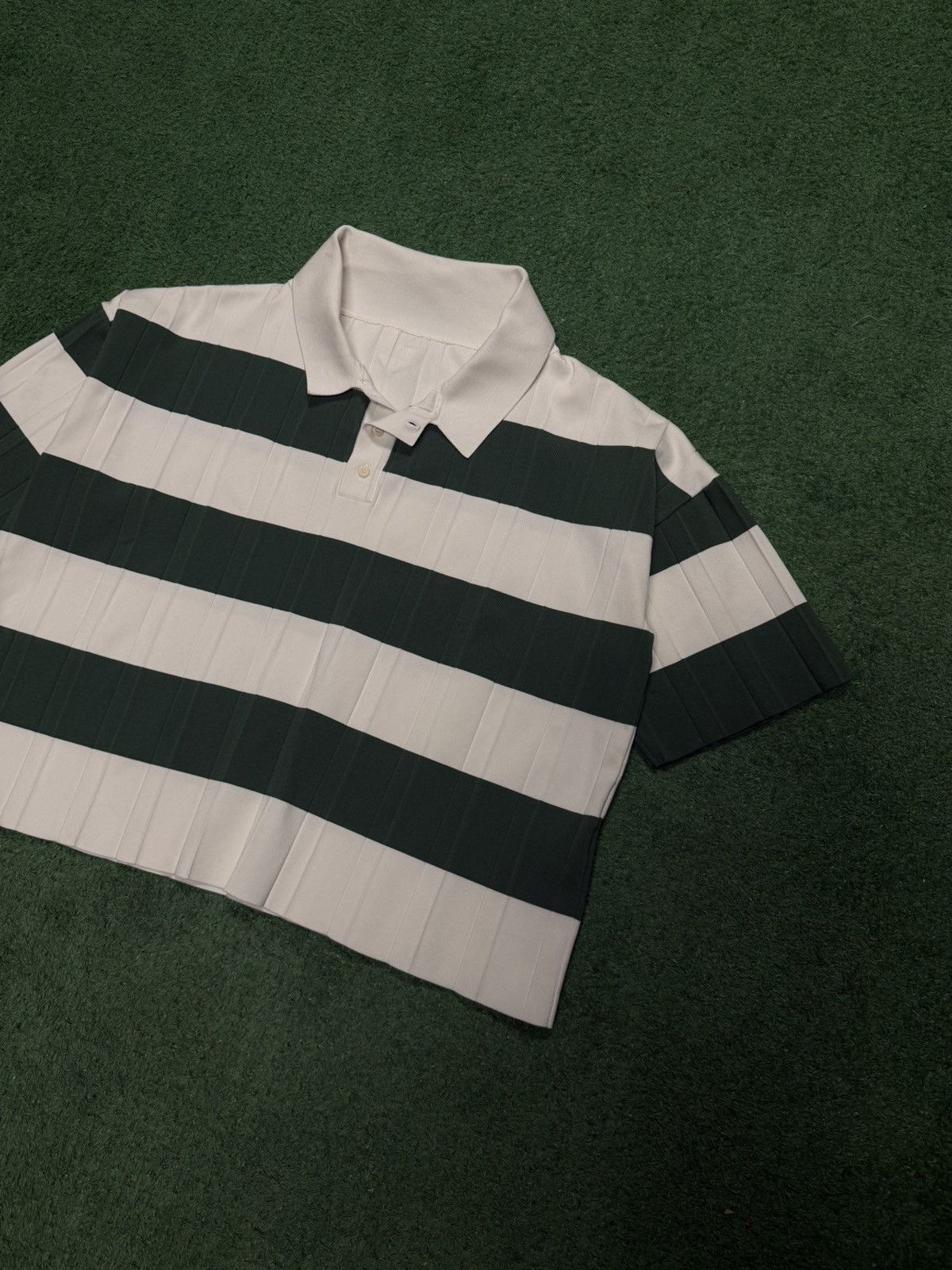 Jacquemus Jacquemes striped heavyweight polo Size US L / EU 52-54 / 3 - 1 Thumbnail