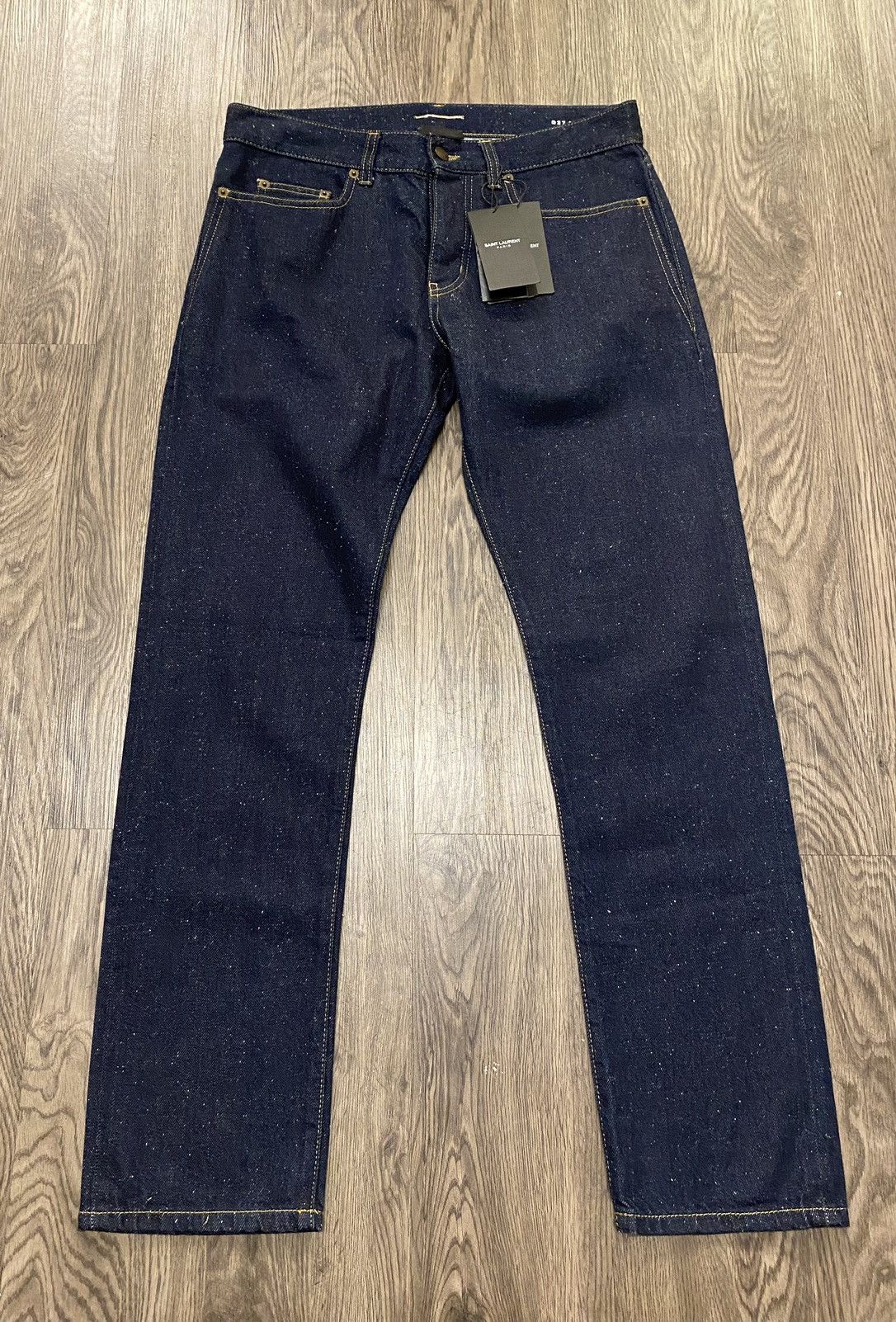 Saint Laurent Paris Etienne Speckled Denim Size US 30 / EU 46 - 1 Thumbnail