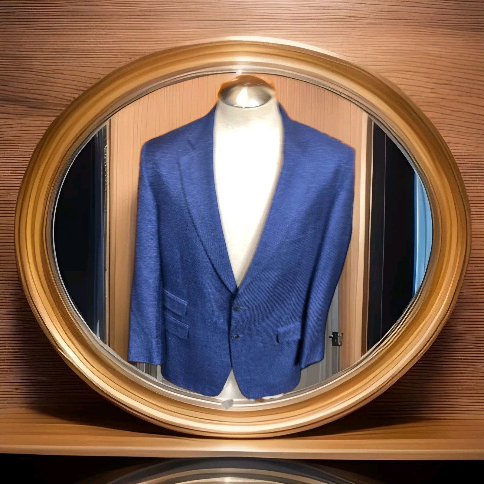 Paul Stuart Men's Sapphire Blue Blazer 42R $1395