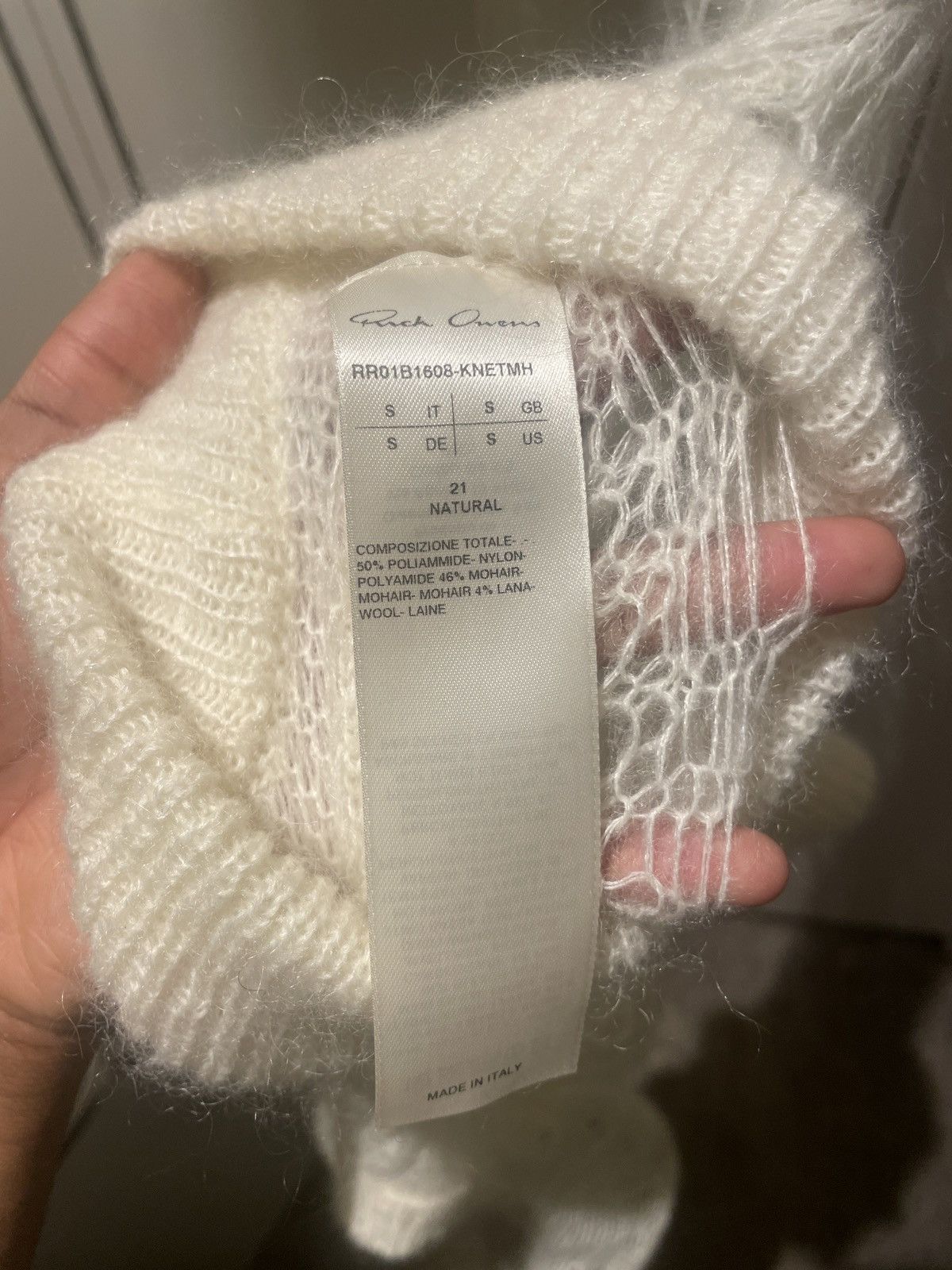 Rick Owens Rick Owens Banana Knit Mohair Sweater Size US S / EU 44-46 / 1 - 5 Thumbnail