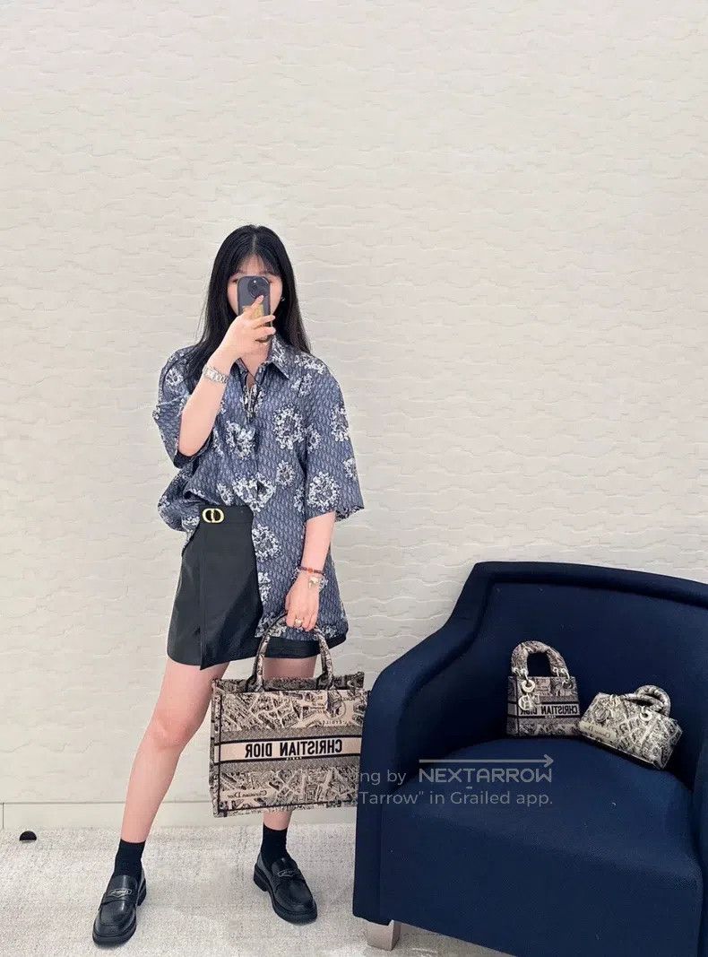 Dior Dior FW23 old-fashioned short-sleeved shirt Size US XXS / EU 40 - 8 Thumbnail