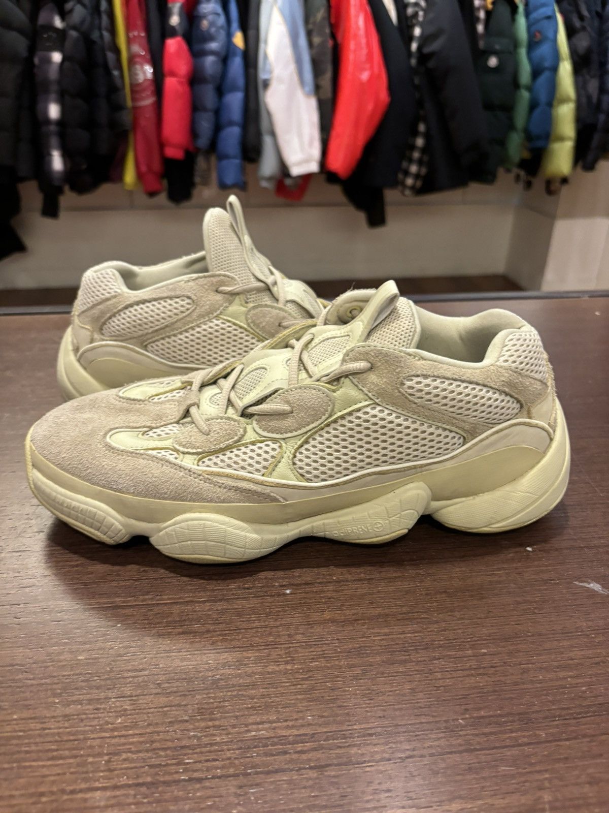 Adidas yeezy 500 blush yellow best sale