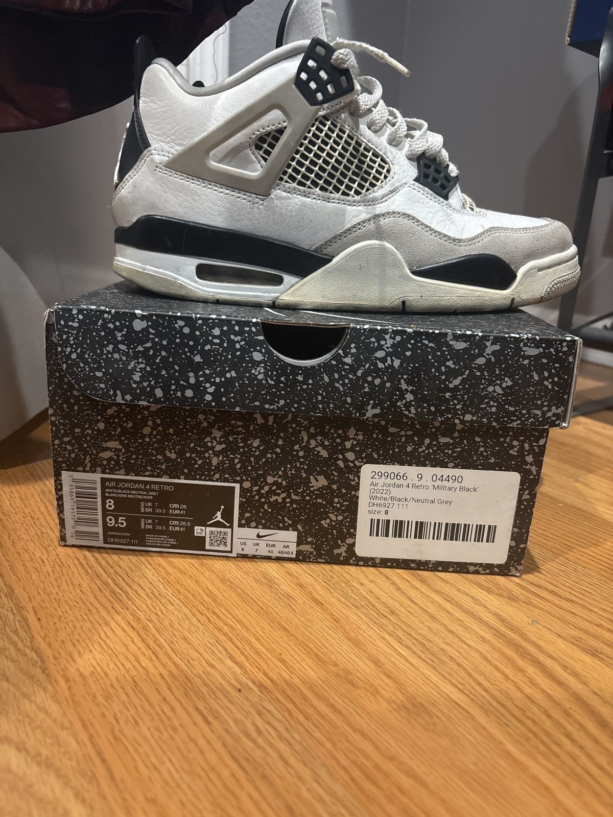 Jordan Brand Air Jordan 4 Military Black Size US 8 / EU 41 - 7 Thumbnail