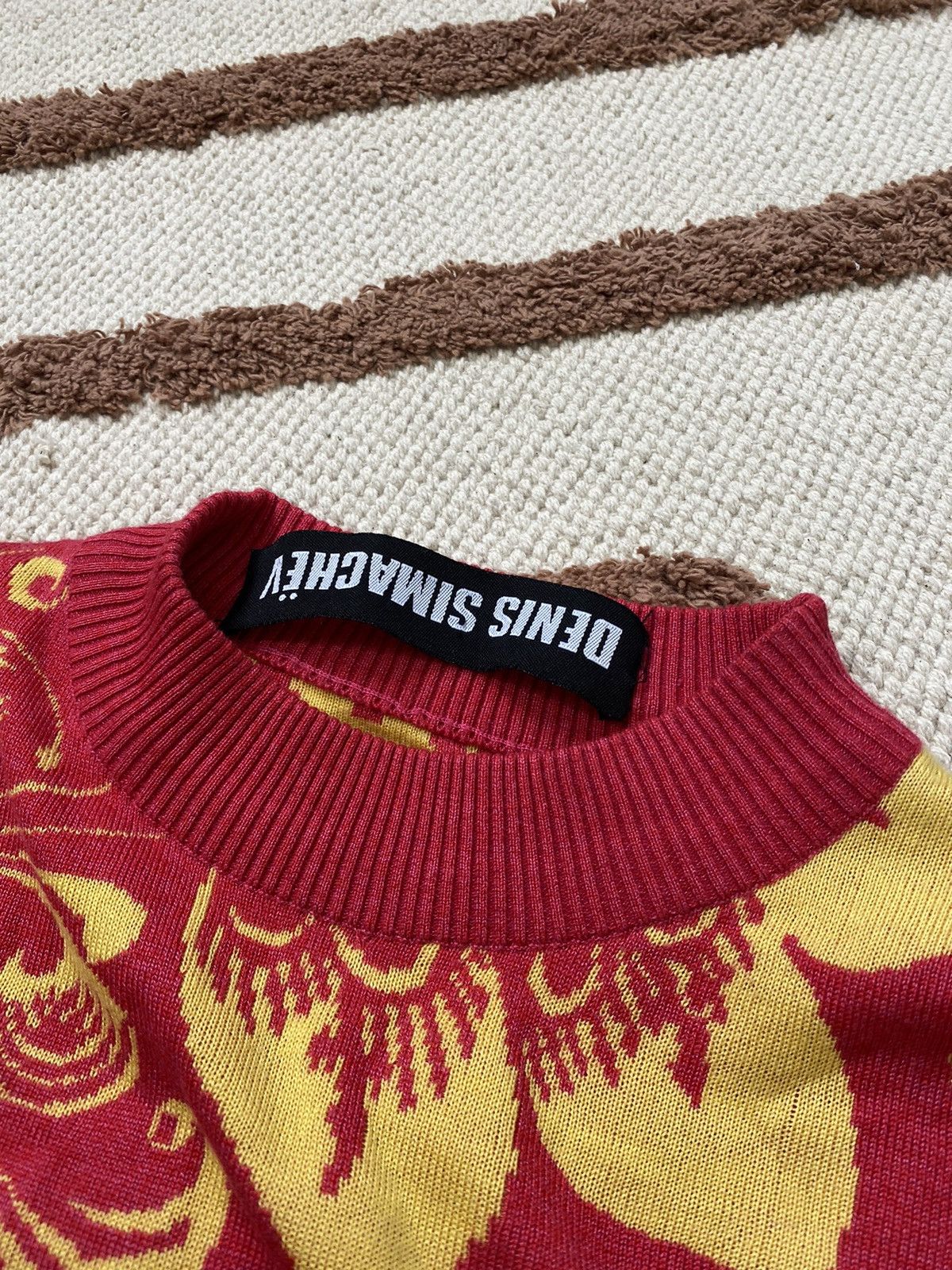 Denis Simachev DENIS SIMACHEV VINTAGE PATTERNS SWEATER Size M / US 6-8 / IT 42-44 - 2 Thumbnail
