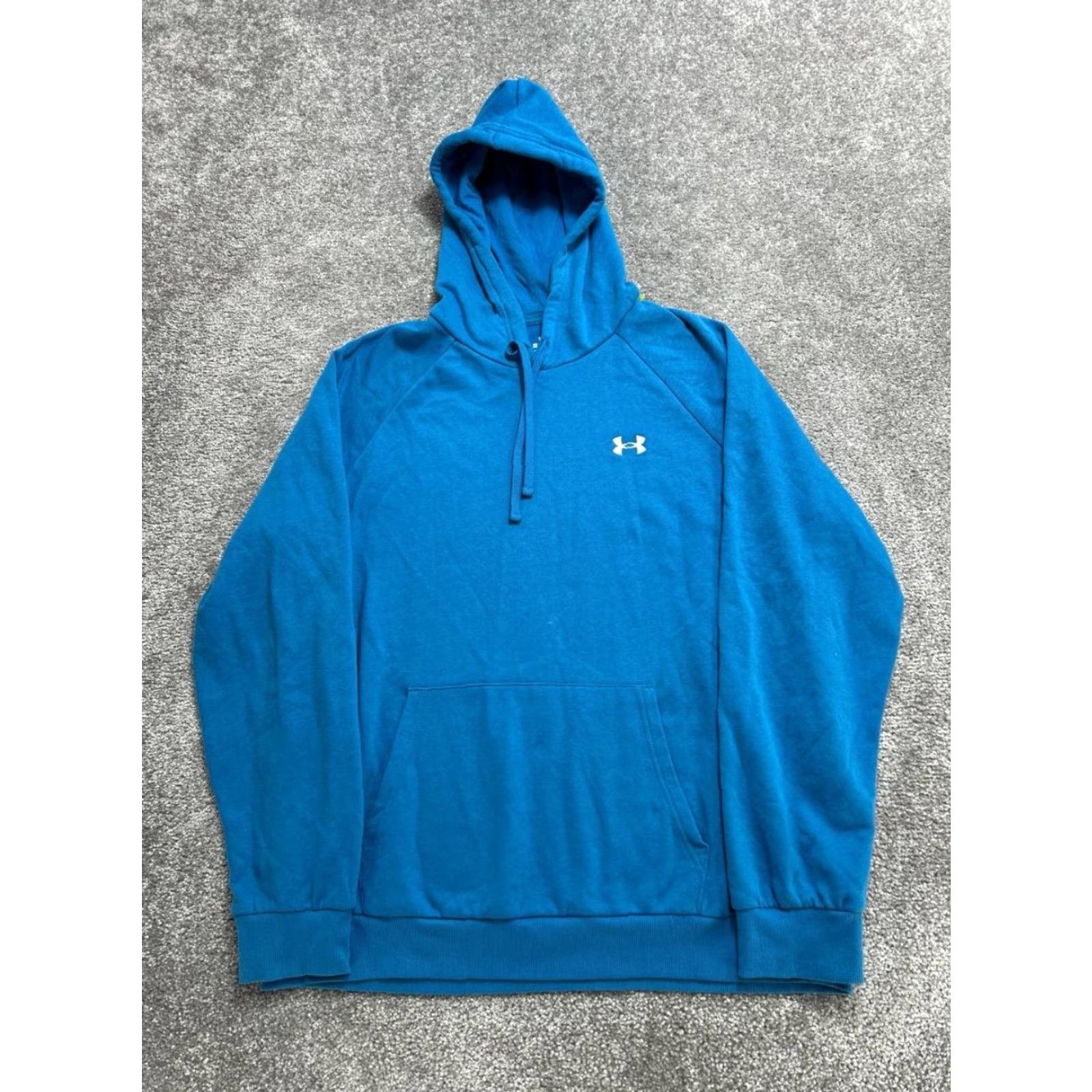Under Armour Under Armour Rival Fleece Hoodie Mens XL Blue Ribbed Hem Athleisure Running Size US XL / EU 56 / 4 - 2 Thumbnail