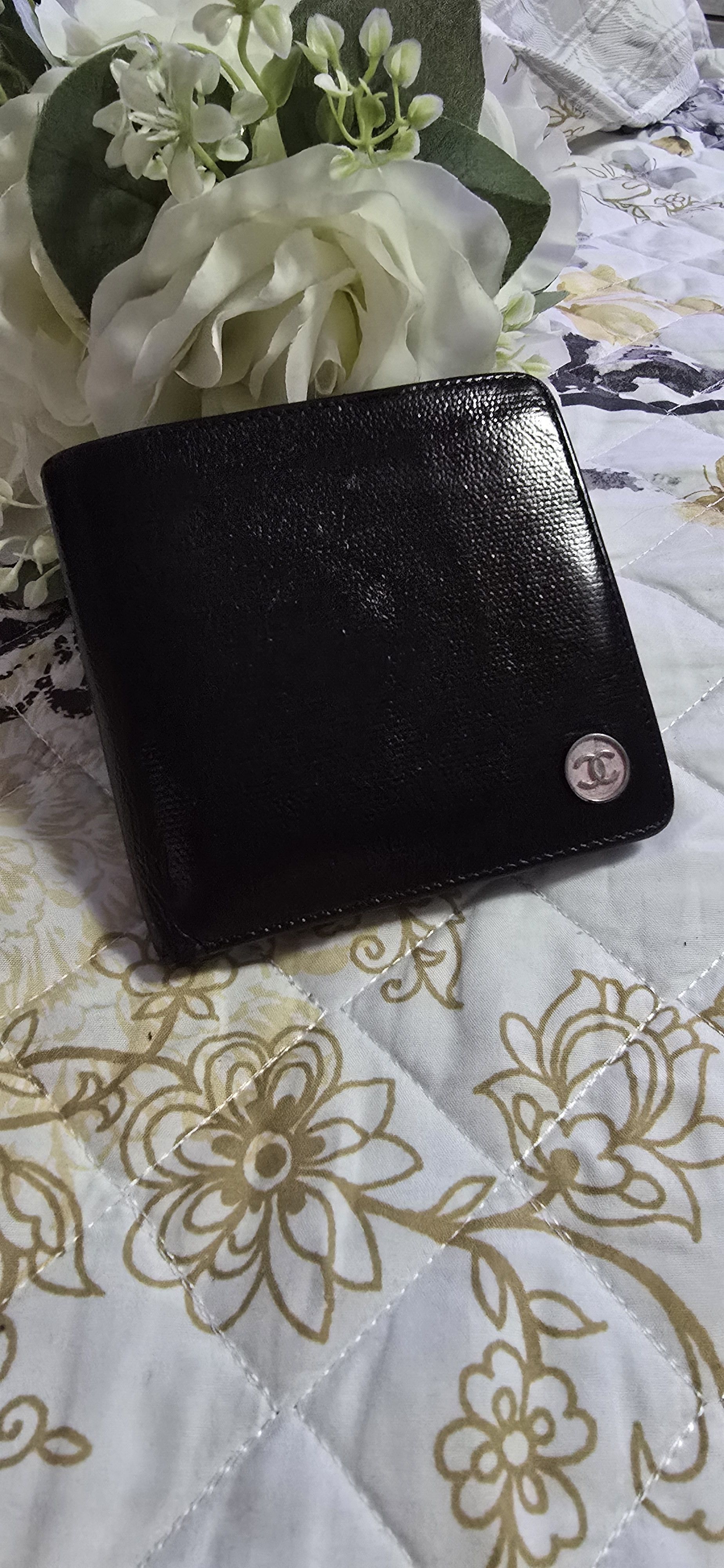 Chanel Leather Flap Black Wallet Size ONE SIZE - 1 Thumbnail